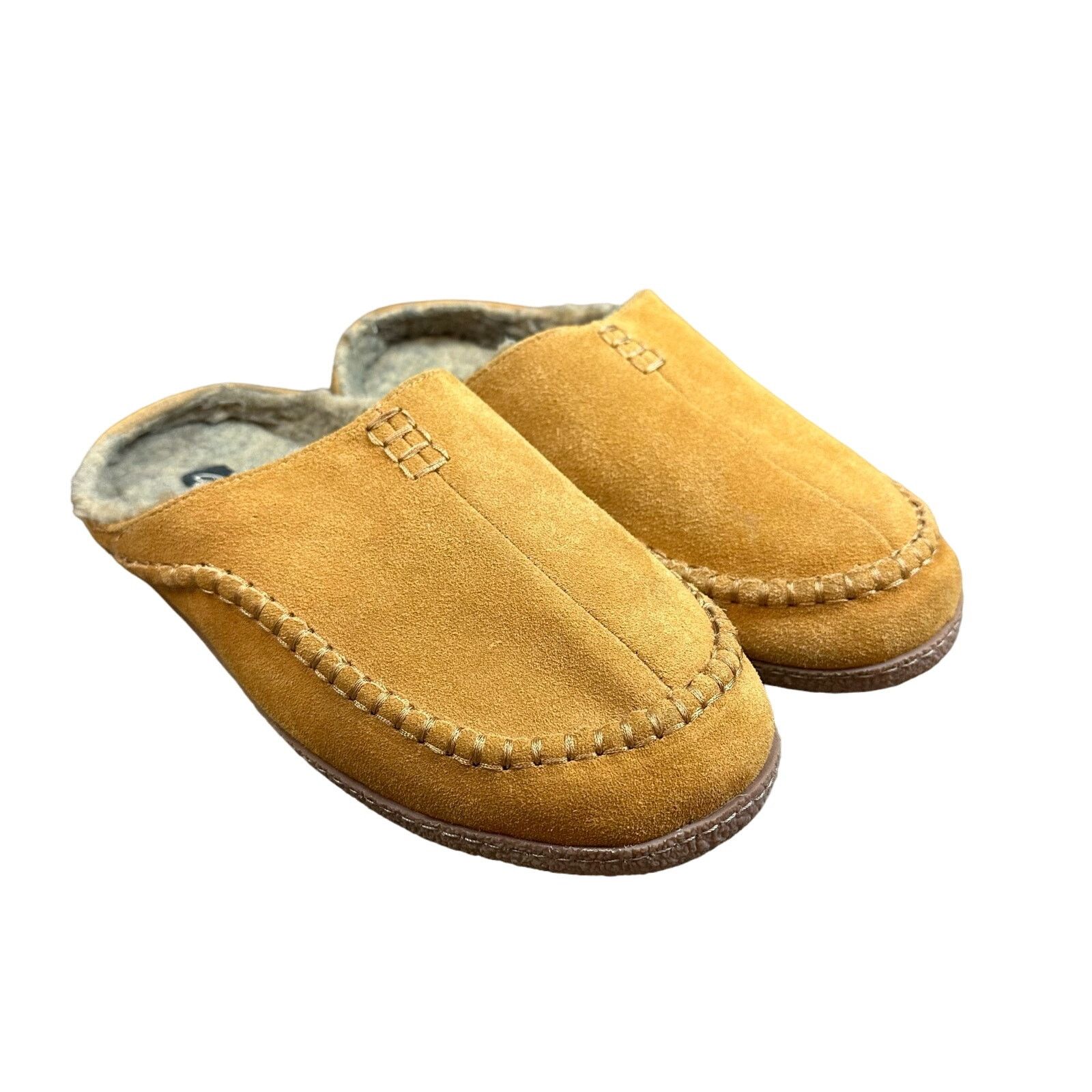 Clarks Clarks Leather Suede Baseball Stitch Clog Slipper Men 11 Size US 11 / EU 44 - 1 Thumbnail