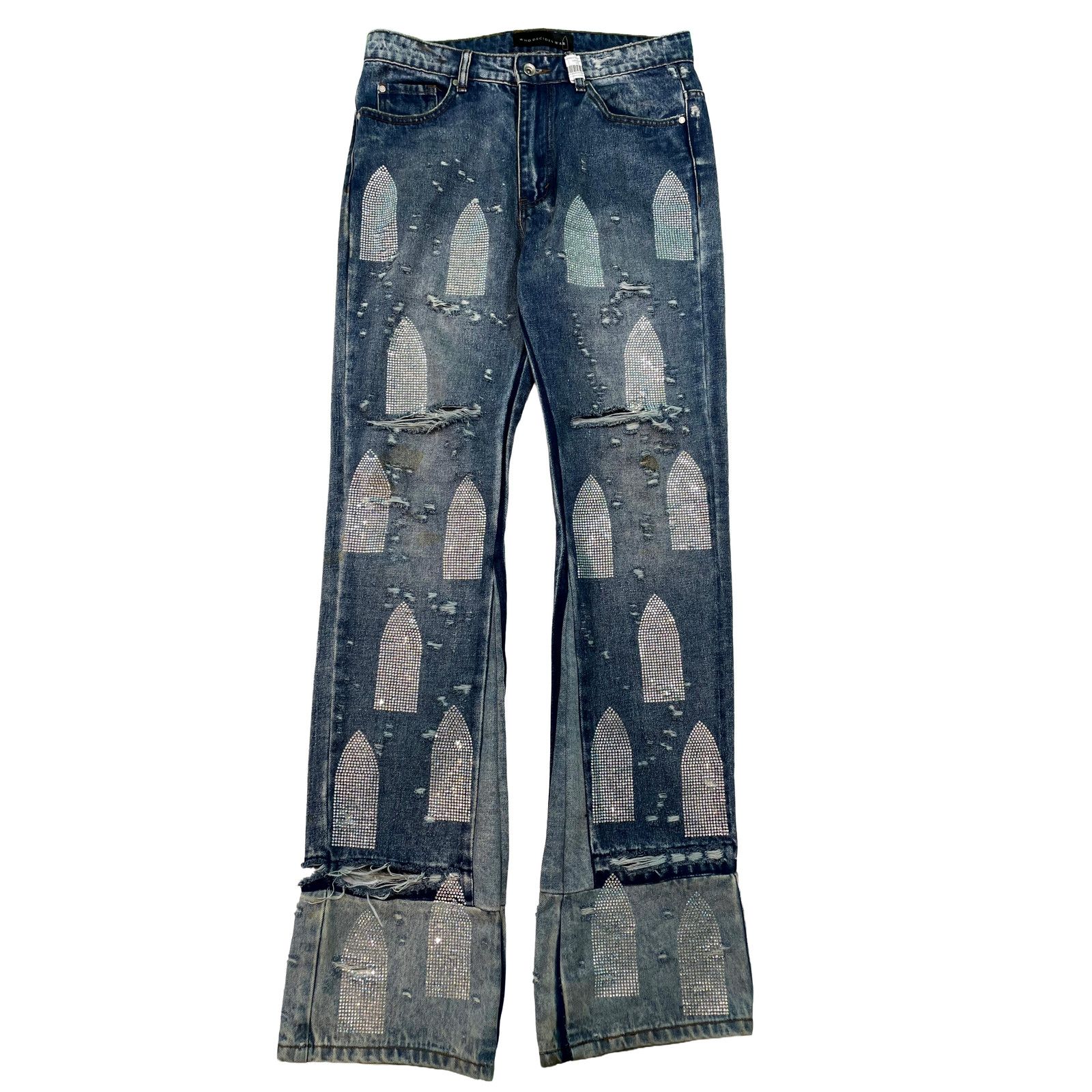 Who Decides War WDW Cowboy Denim Dark Wash Jeans Size US 30 / EU 46 - 1 Thumbnail