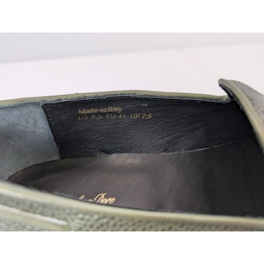 Aime Leon Dore o1rshd1 Leather Tassel Loafers Boots in Green Size US 8.5 / EU 41-42 - 5 Thumbnail
