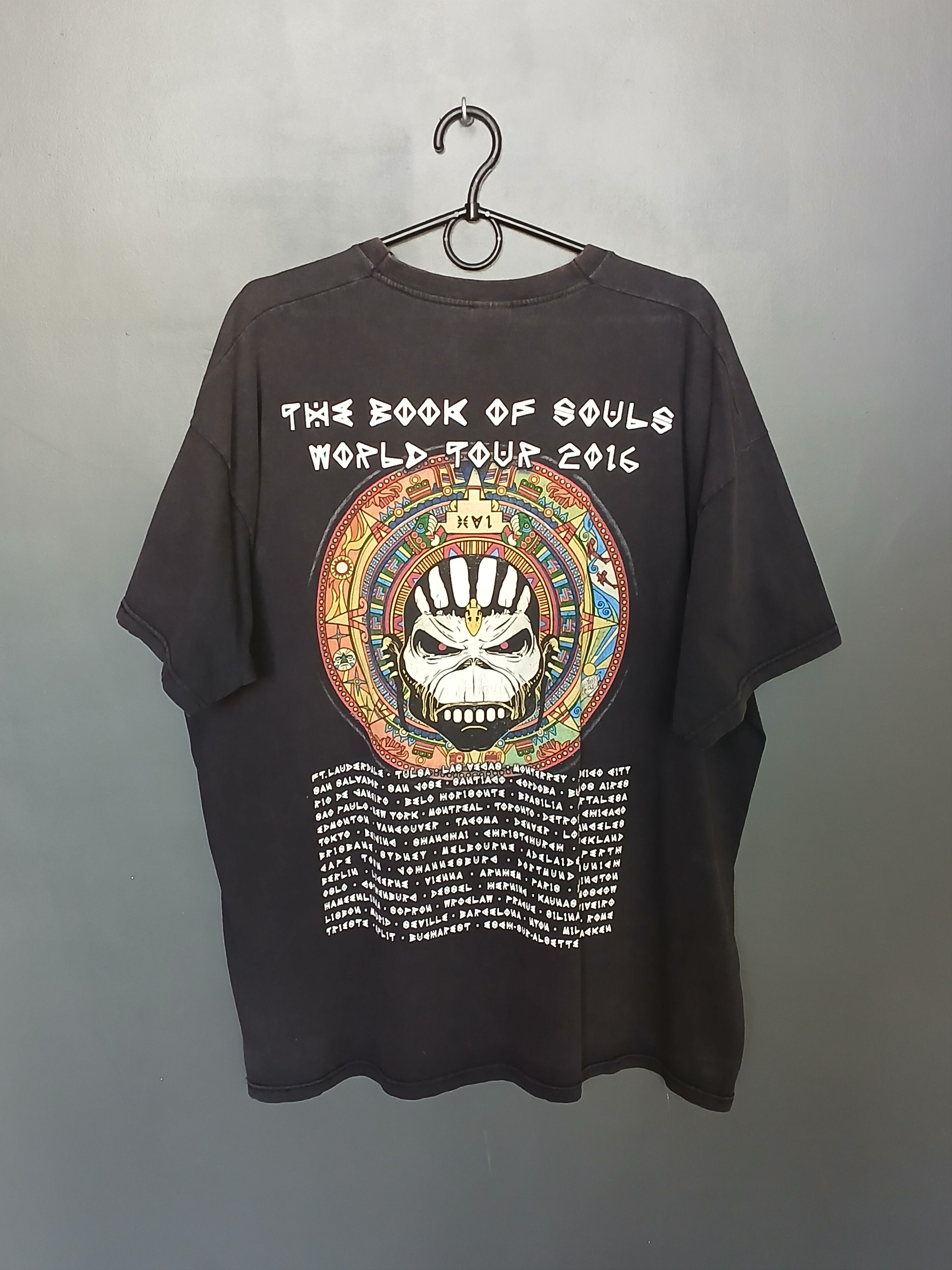 Iron Maiden Iron Maiden The Book Of Souls World Tour 2016 T-Shirt Size US XXL / EU 58 / 5 - 2 Thumbnail