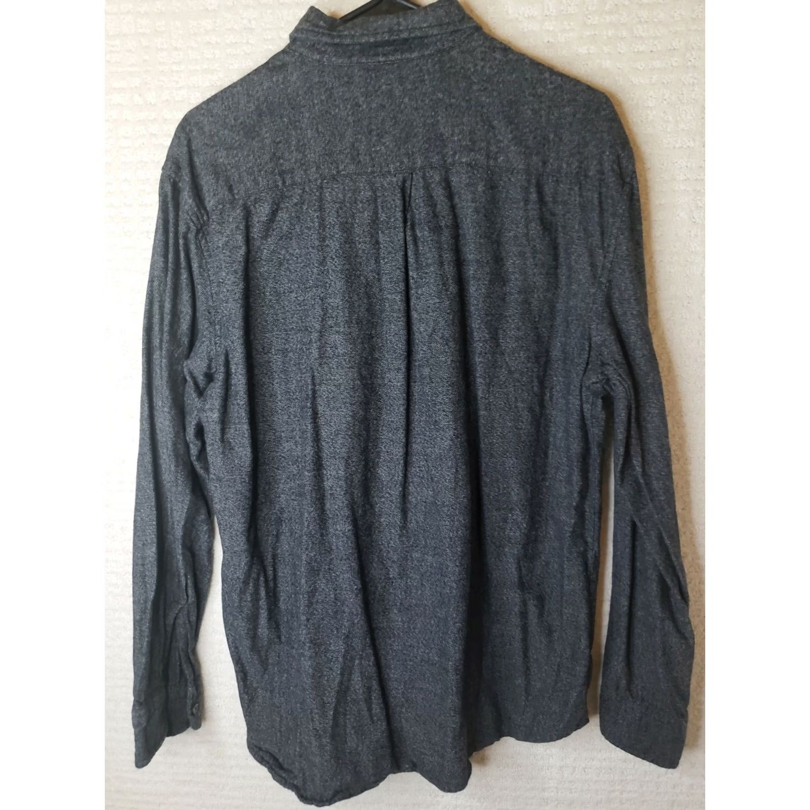 Vintage St. John's Bay Shirt Mens Gray Chamois Cloth Long Sleeve Heavy Cotton Workwear Button-Up Chest 46in Size L Size US L / EU 52-54 / 3 - 6 Thumbnail