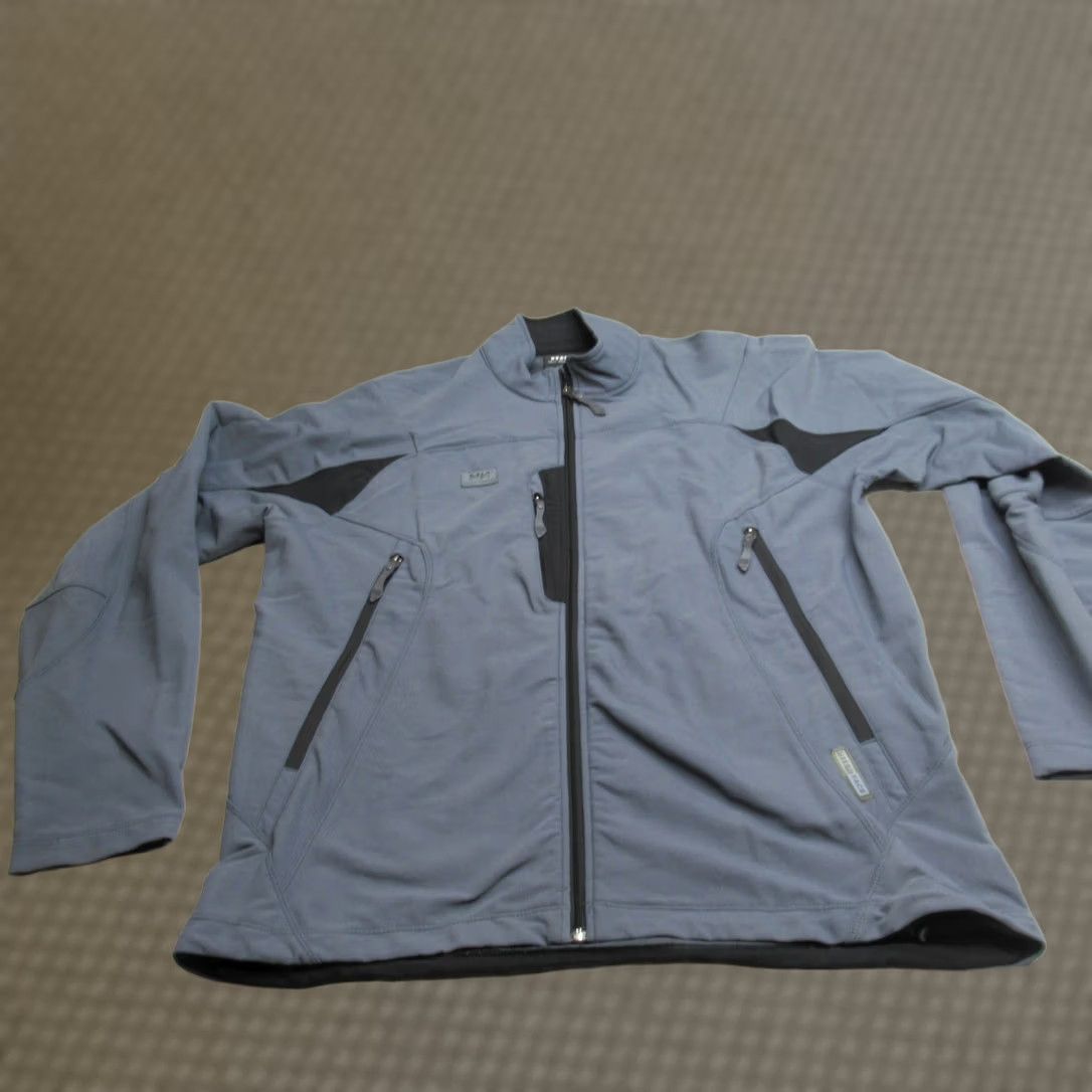 Helly Hansen Helly Hansen Jacket Mens Large Gray Softshell Water Resistant Pockets Full Zip Size US L / EU 52-54 / 3 - 1 Thumbnail