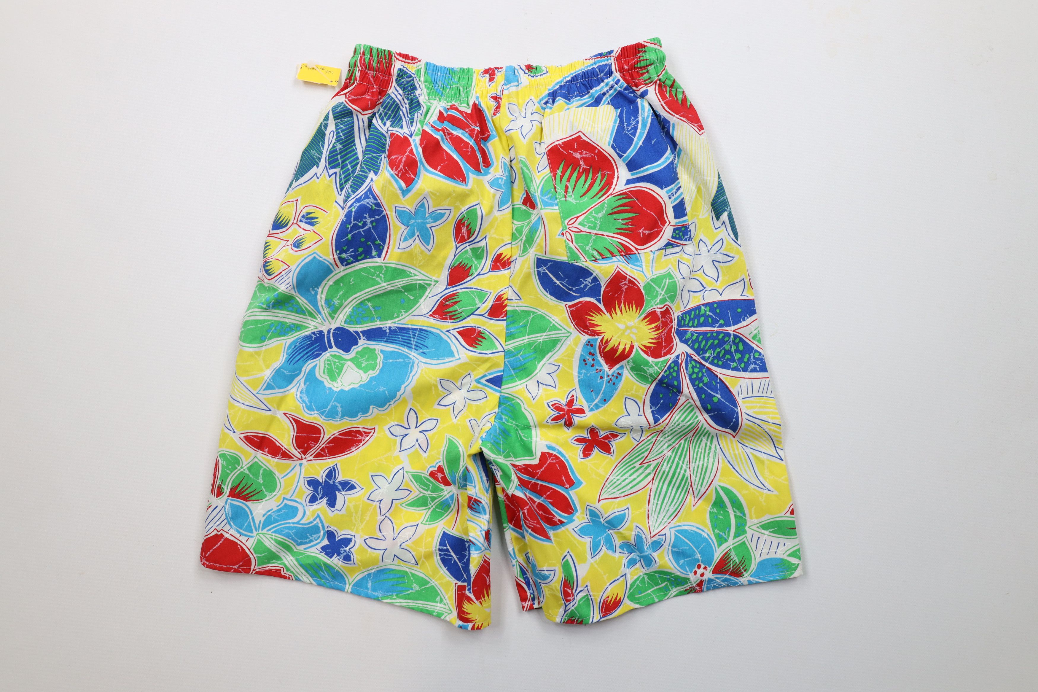 Vintage Deadstock Vintage 70s Streetwear Flower Surfing Shorts USA Size US 32 / EU 48 - 8 Thumbnail