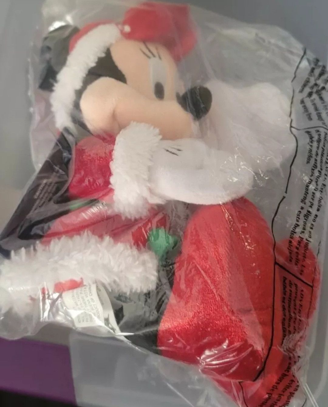 Disney NWT Disney Disney 7" Holiday Sparkle Minnie Mouse Plush Size ONE SIZE - 6 Thumbnail