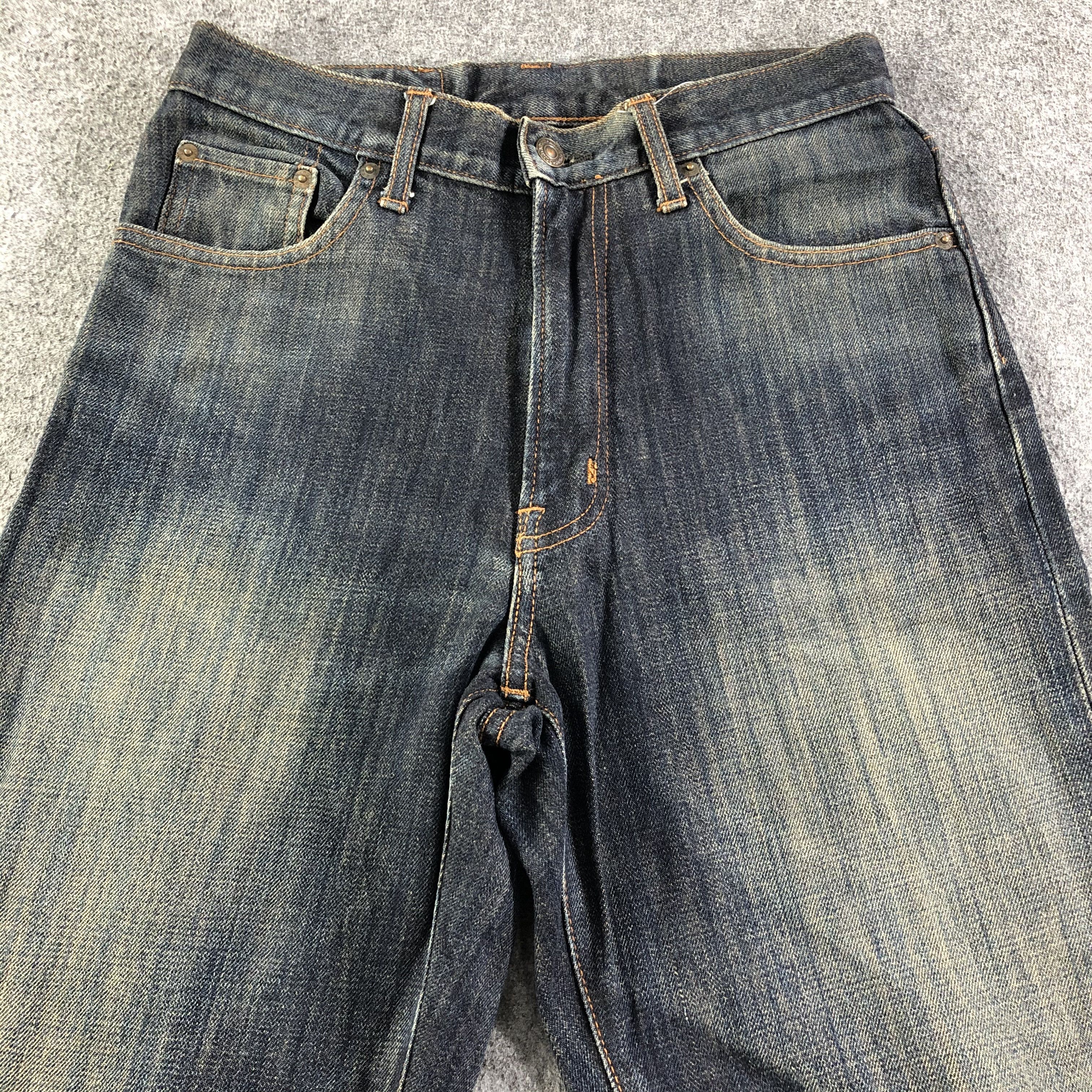 Japanese Brand Gold Rush Jeans Rusty Blue Denim -J2720 Size US 30 / EU 46 - 3 Thumbnail