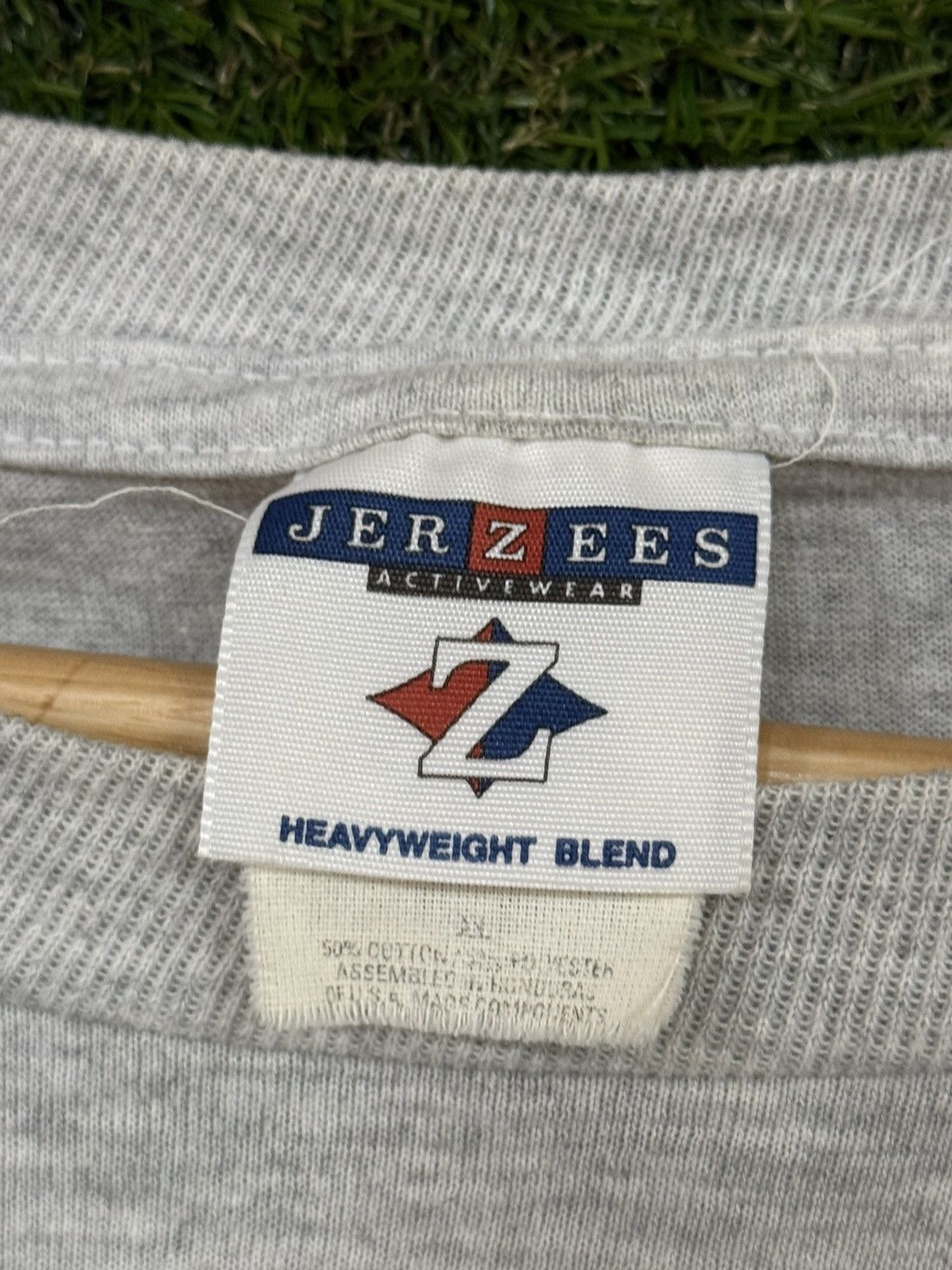 Vintage Vintage Grey Jerzees Scout Son Calvary Sword Tee 2XL XXL Size US XXL / EU 58 / 5 - 3 Thumbnail