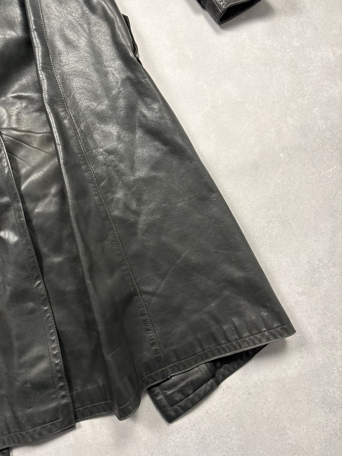 Vintage Vintage German Leather Trench Coat WW2 Vintage Horsehide 46 Size US S / EU 44-46 / 1 - 25 Thumbnail