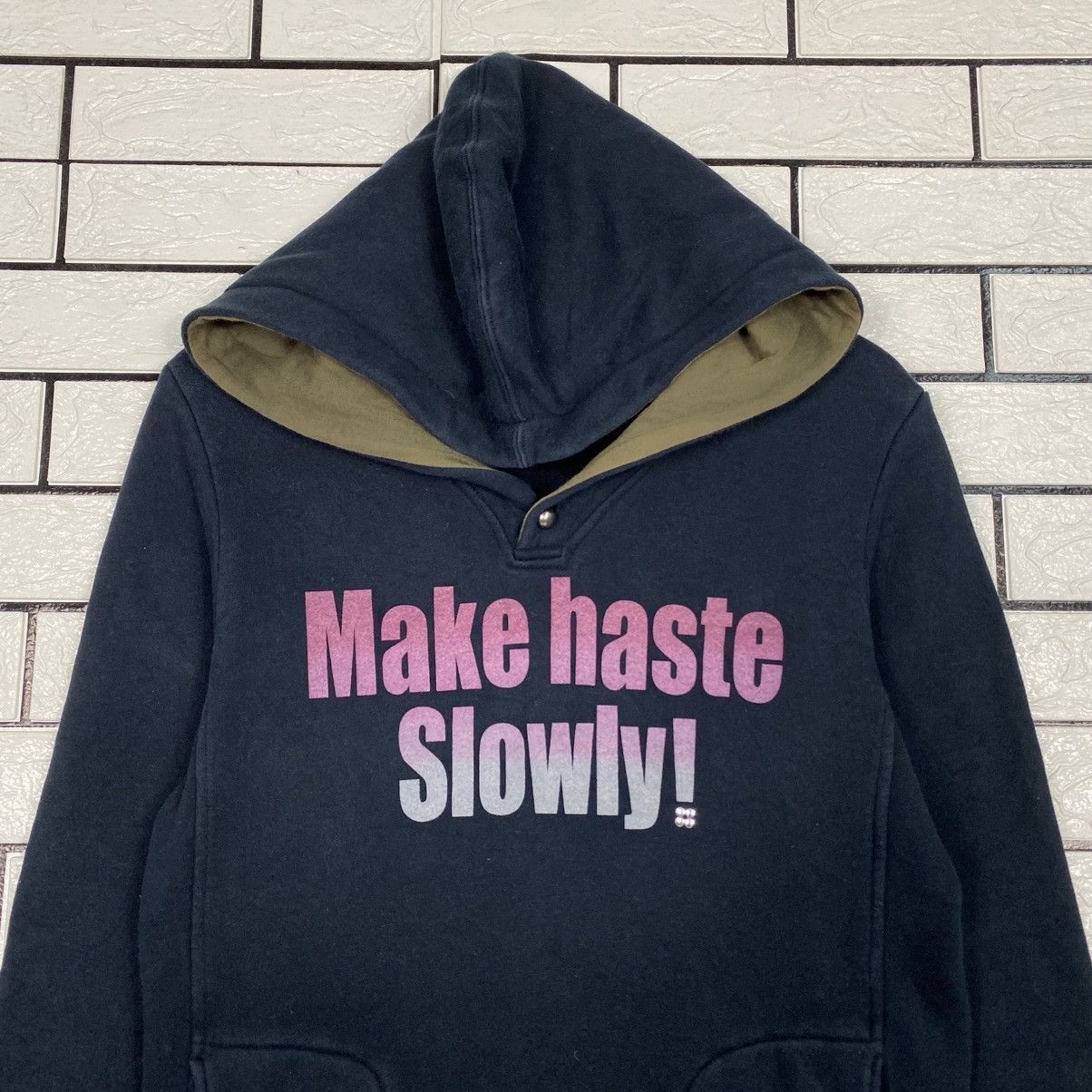 Japanese Brand 📌Vintage Hoodie Pull Over Boycott Big Logo Size US M / EU 48-50 / 2 - 4 Thumbnail