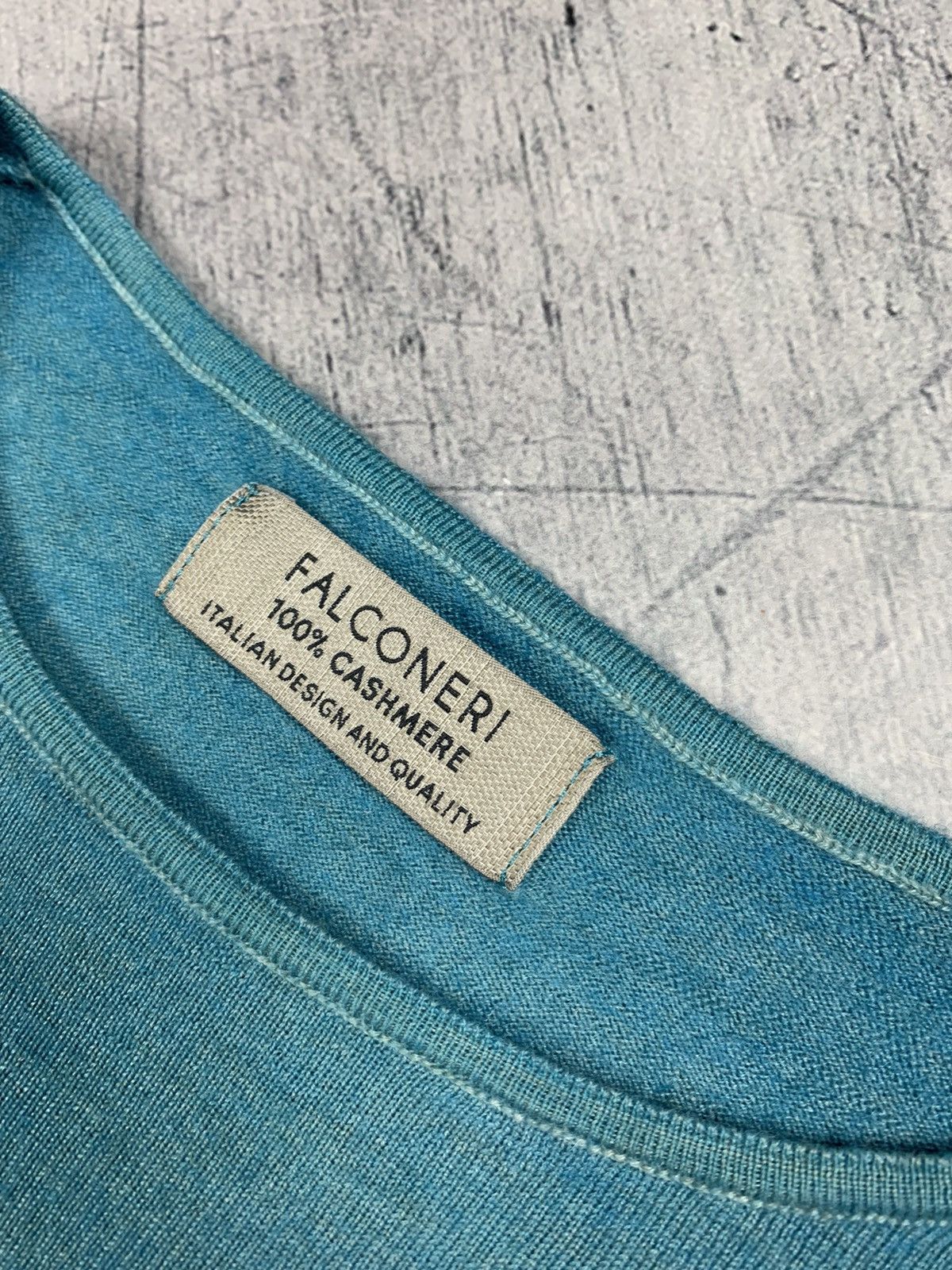 Other Falconeri 100% Cashmere Sweater Pullover Blue Size S / US 4 / IT 40 - 5 Thumbnail