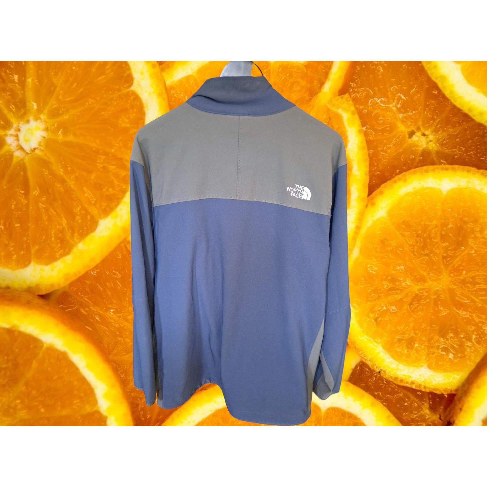 The North Face The North Face Blue and Gray Full Zip Jacket Size Large Size US L / EU 52-54 / 3 - 6 Thumbnail