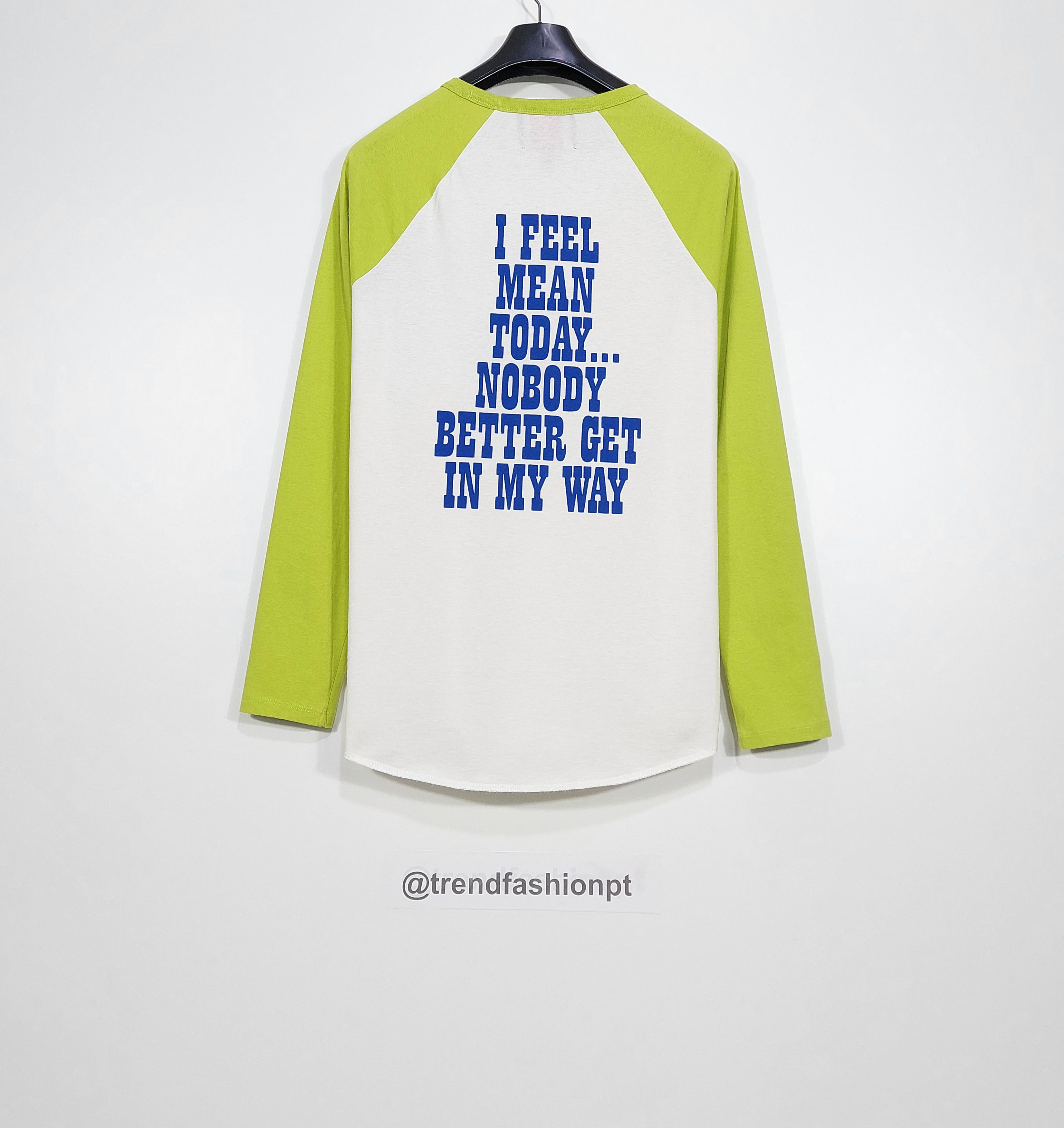 Marc Jacobs x PEANUTS raglan print cotton LS tshirt - white / green S Size US S / EU 44-46 / 1 - 6 Thumbnail