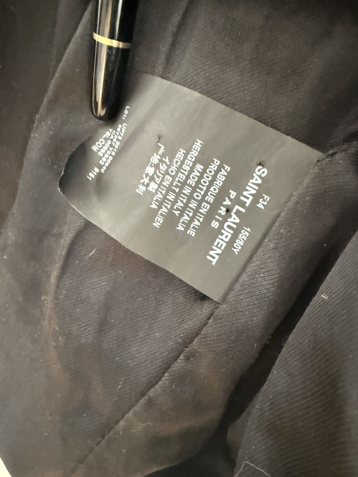 Saint Laurent Paris Saint Laurent L01 Size US XS / EU 42 / 0 - 4 Thumbnail
