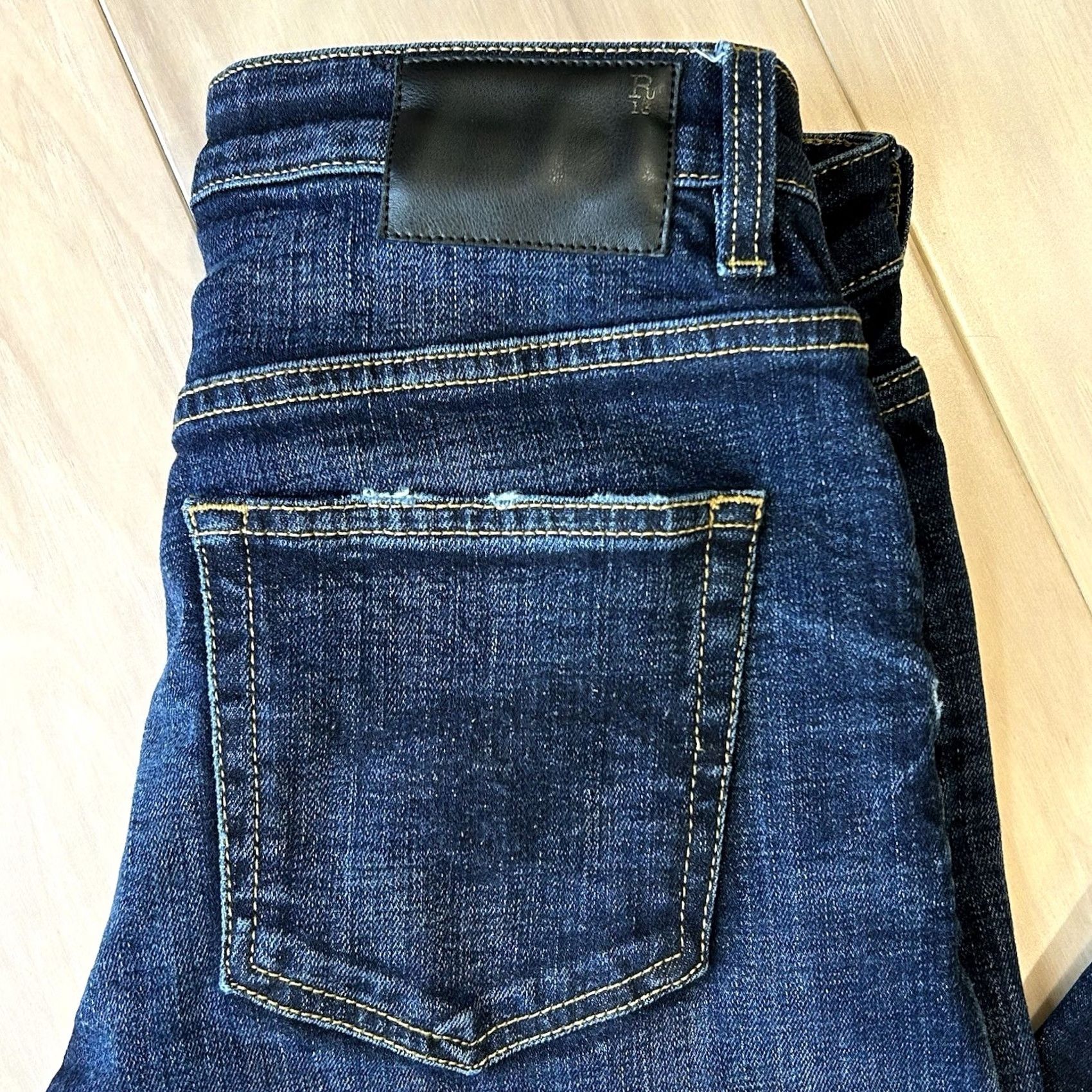 R13 R13 Indigo Denim Blue Jean Skinny Boy Howell Made Italy 27x26 Women’s Size 27" / US 4 / IT 40 - 2 Thumbnail