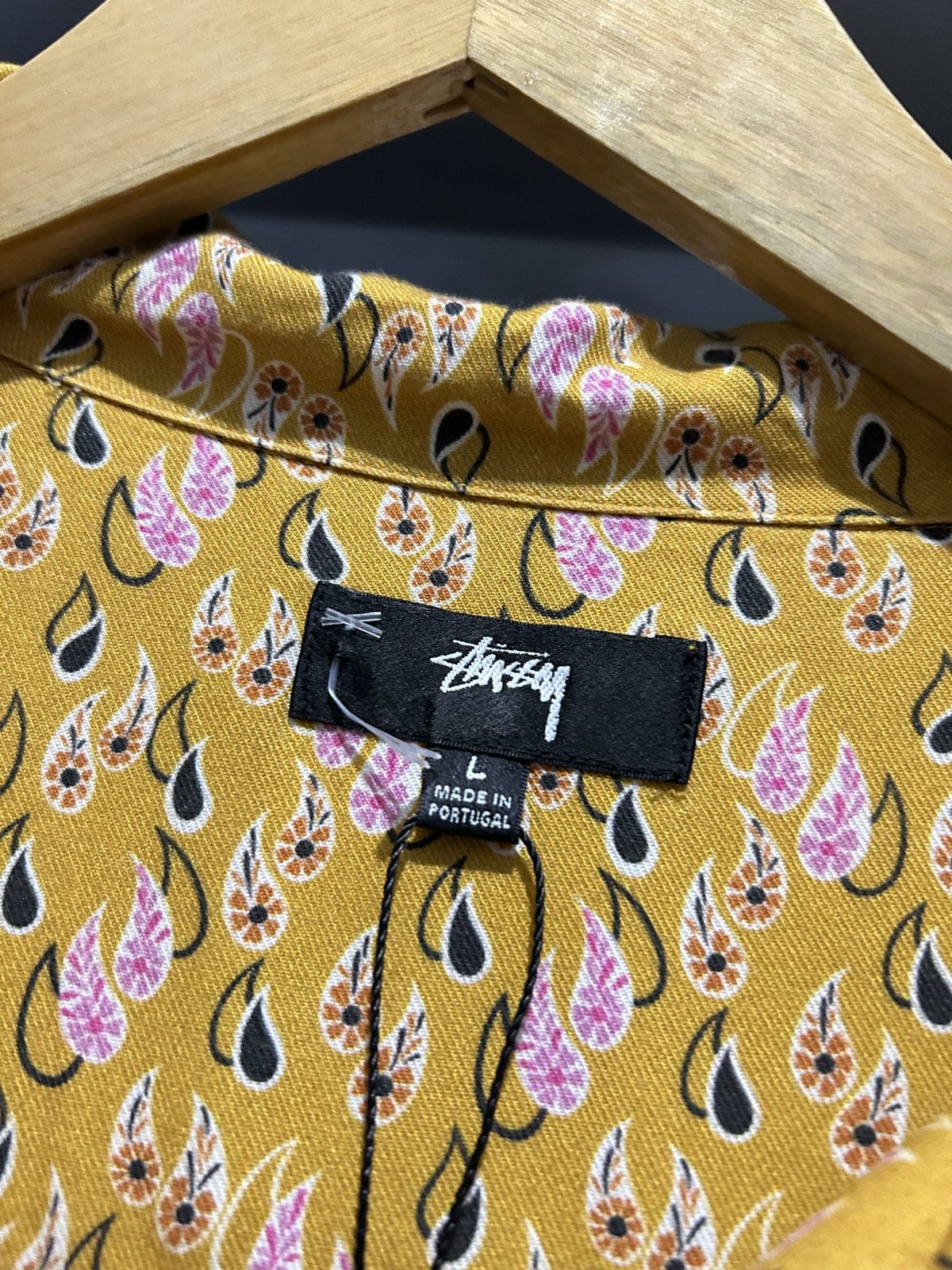 Stussy Stussy Paisley Tears shirt mustard Size US L / EU 52-54 / 3 - 4 Thumbnail