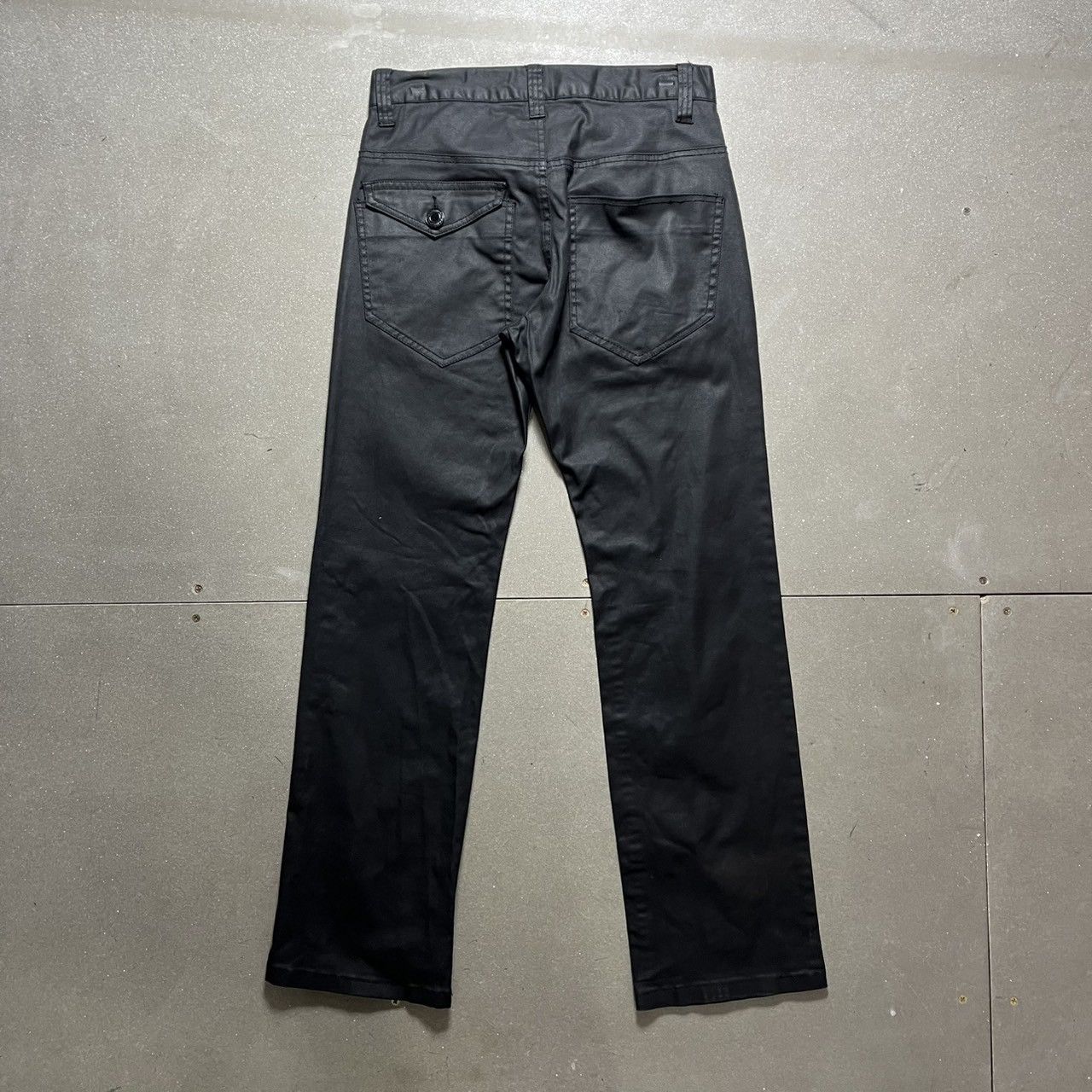 Japanese Brand × Le Grande Bleu (L.G.B.) Japanese Brand Black Coated Jeans Size US 29 - 7 Thumbnail
