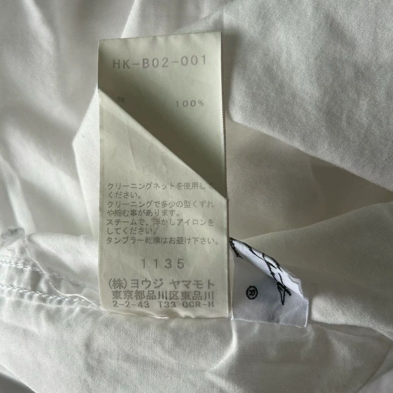 Yohji Yamamoto Yohji Yamamoto 17aw white shirt with misaligned pockets shi Size US M / EU 48-50 / 2 - 6 Thumbnail