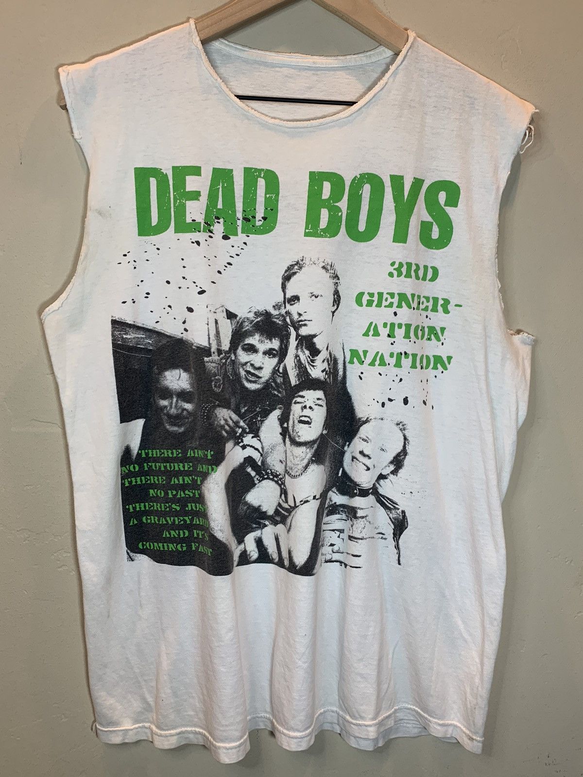 Band Tees × Vintage RARE* Vintage Dead Boys 3rd Generation Nation Thrashed Shirt Size US L / EU 52-54 / 3 - 1 Thumbnail