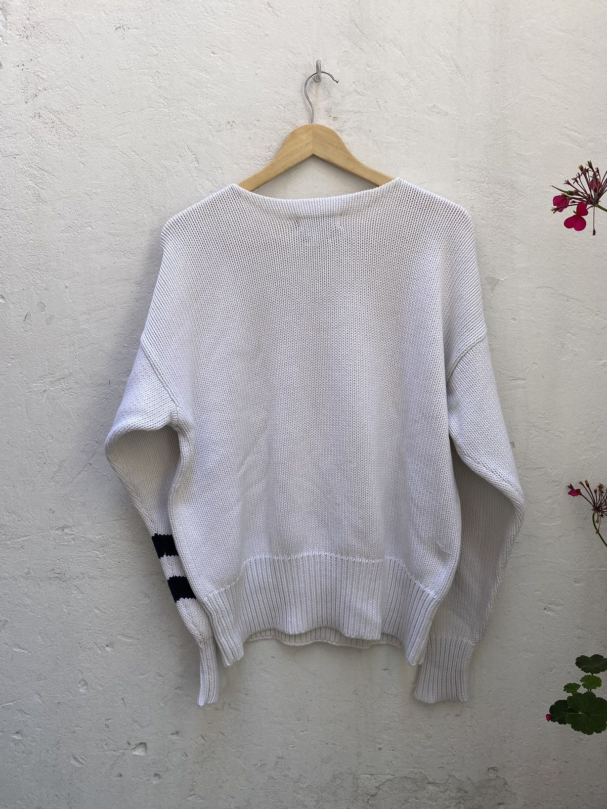 Polo Ralph Lauren Polo Ralph Lauren Anniversary Crossflags 1987 Knit Sweater Size US L / EU 52-54 / 3 - 2 Thumbnail