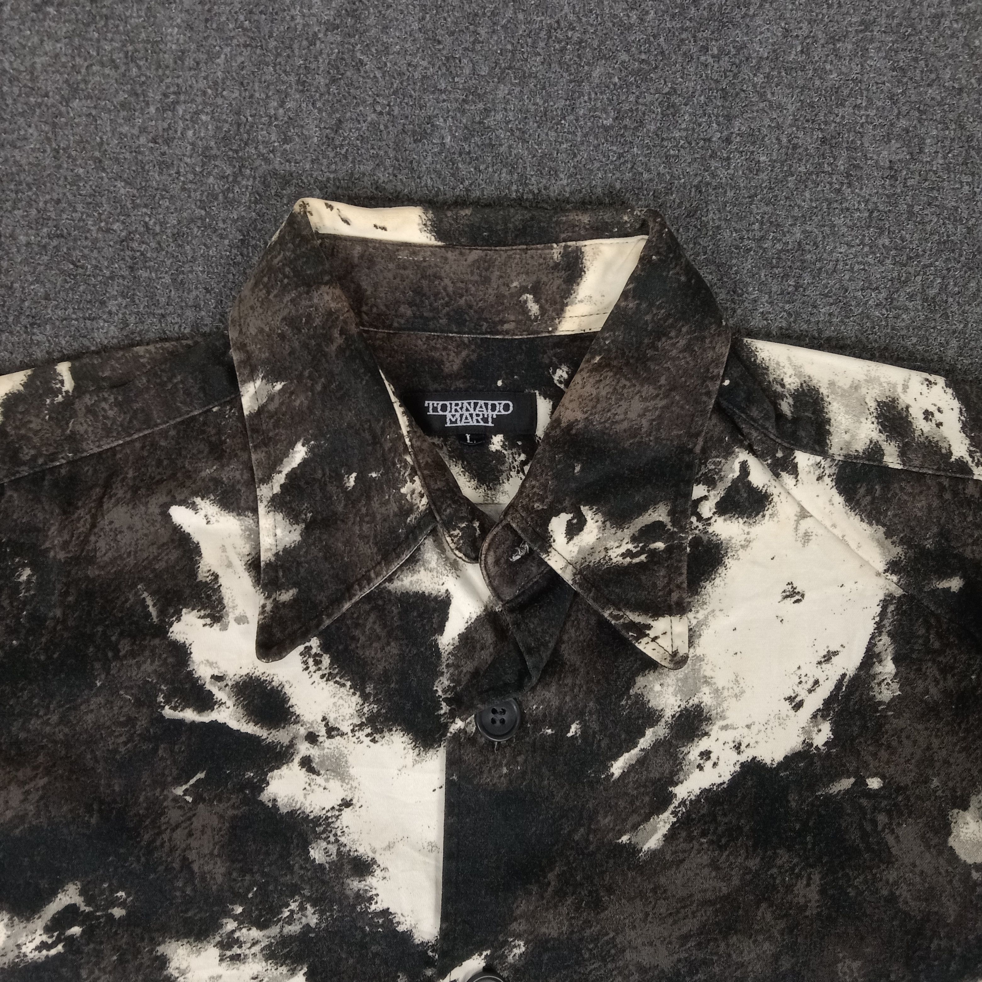 Japanese Brand × Tornado Mart × Vintage Tornado Mart Japanese Brand Tie-dye Shirt Button Up Size US M / EU 48-50 / 2 - 2 Thumbnail