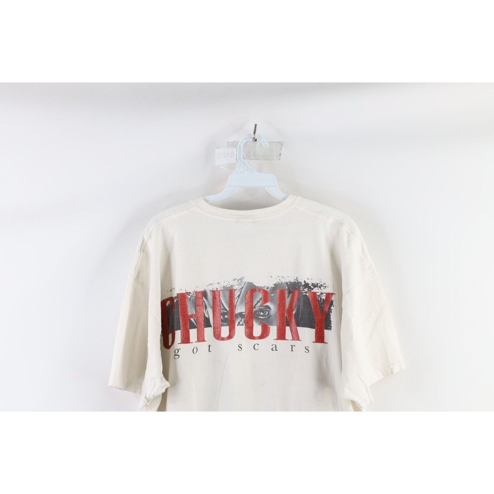 Vintage Vintage 90s Distressed Bride of Chucky Movie T-Shirt Size US XL / EU 56 / 4 - 16 Thumbnail
