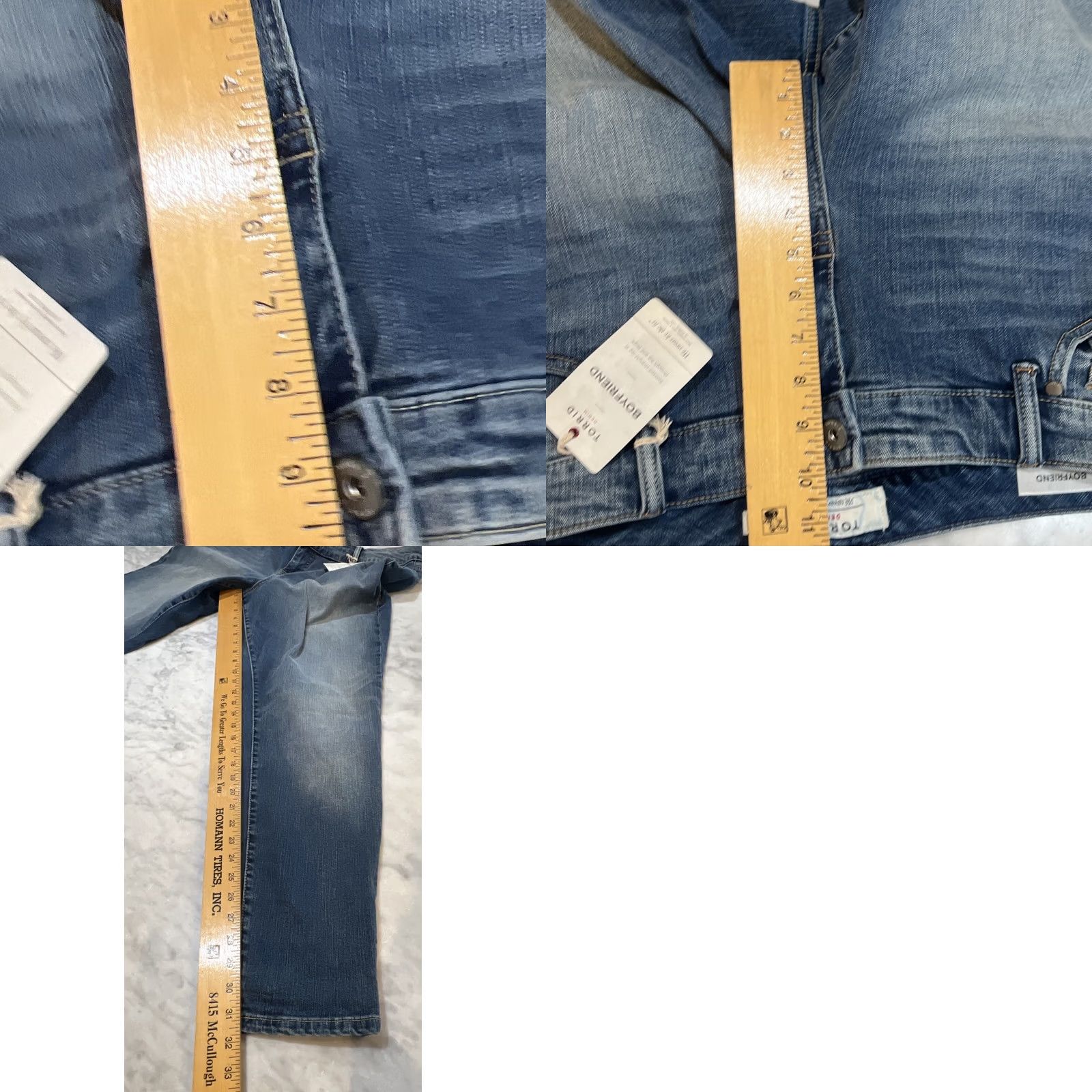 Torrid Torrid Jeans Women’s 18R Boyfriend Cameron Reg Relaxed Straight Leg NWT Denim Blue Size 40" / US 18 - 9 Thumbnail