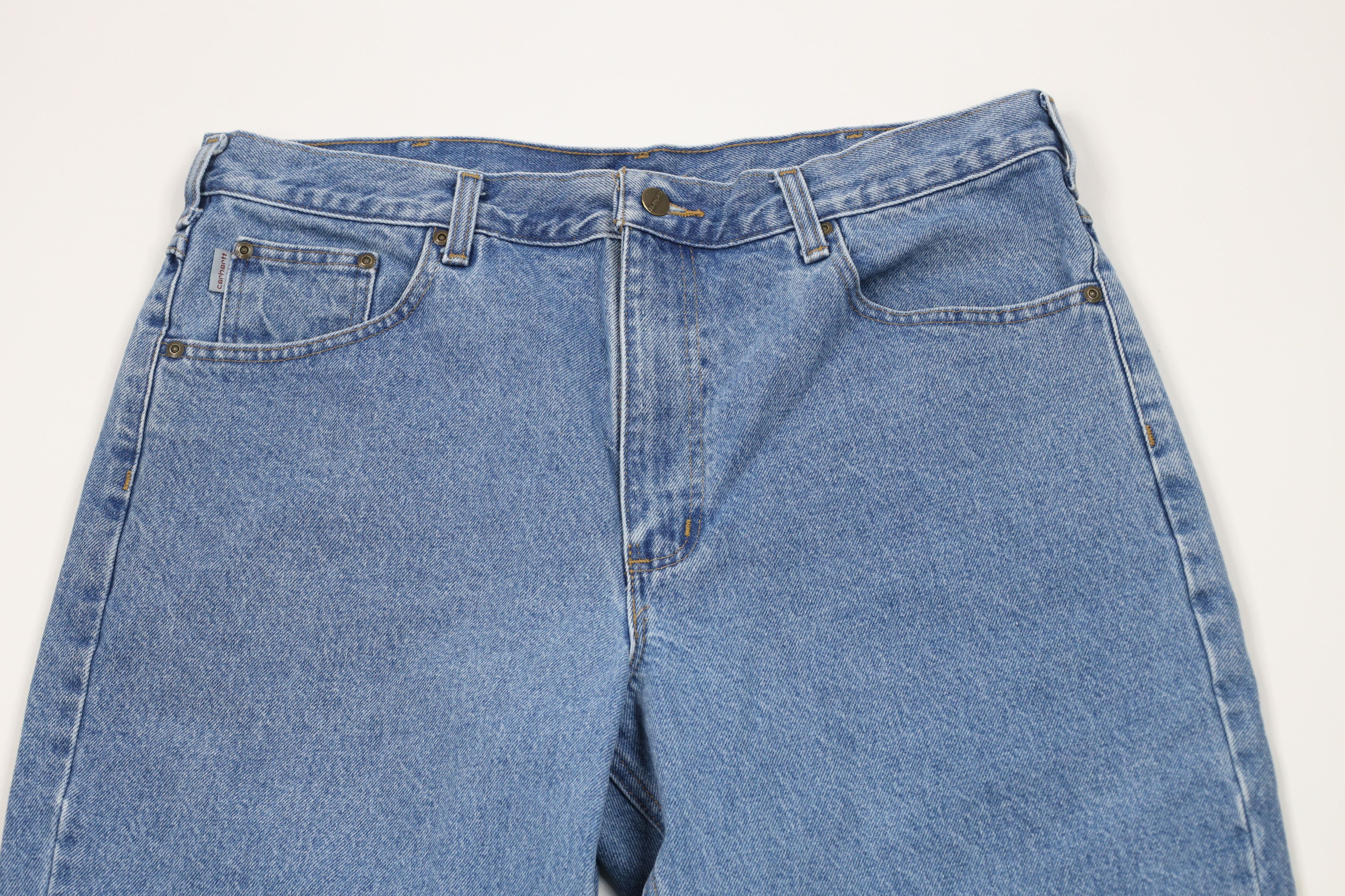 Carhartt × Vintage Vintage Y2K Carhartt Spell Relaxed Fit Denim Jeans Cotton Size US 38 / EU 54 - 2 Thumbnail