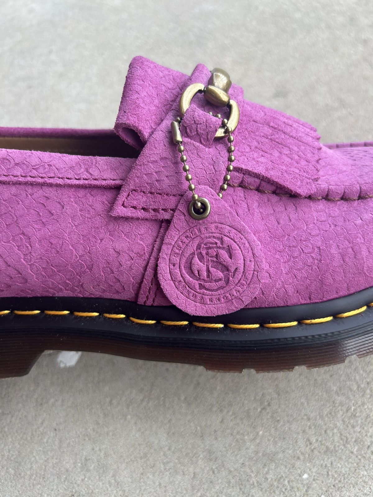 Dr. Martens Pink/purple dr martens adrian loafers Size US 9 / EU 42 - 2 Thumbnail