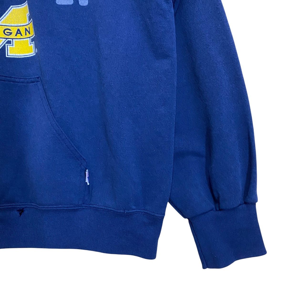 NFL Vintage 90s Michigan Wolverines Big Logo Crewneck Hoodie Size US L / EU 52-54 / 3 - 6 Thumbnail