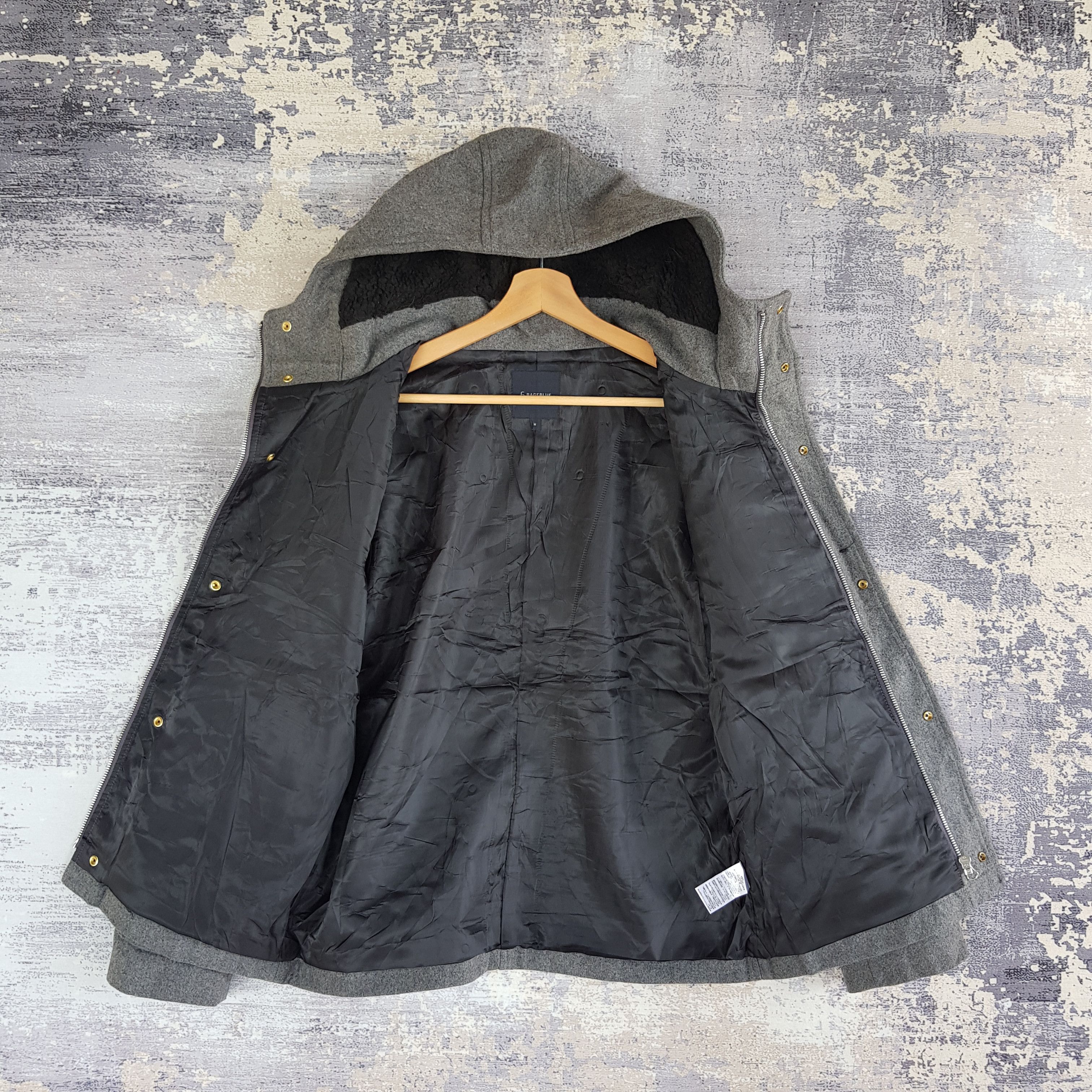 Japanese Brand × RAGEBLUE × Vintage Japanese 6 Rageblue Varsity Jacket Hoodie Wool Jacket Size US S / EU 44-46 / 1 - 5 Thumbnail
