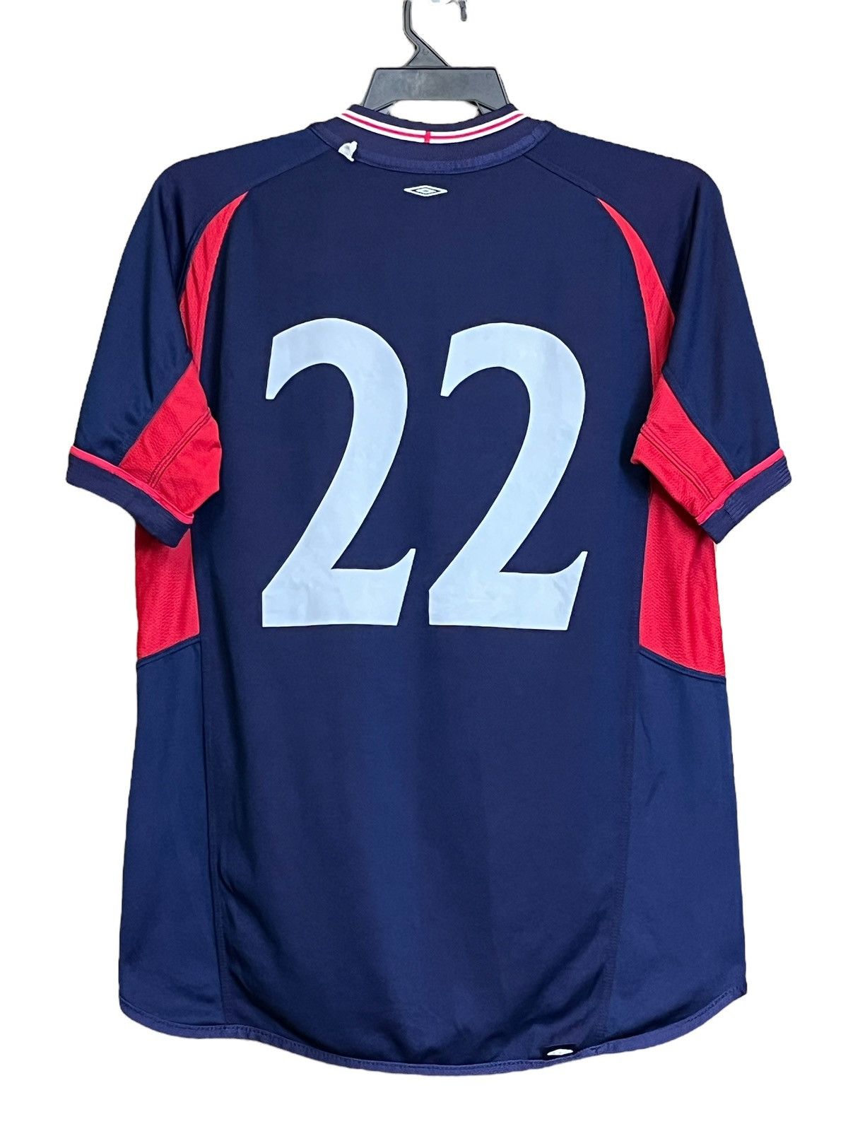 Umbro VINTAGE 2002-04 ENGLAND NATIONAL TEAM REVERSIBLE AWAY JERSEY Size US M / EU 48-50 / 2 - 6 Thumbnail