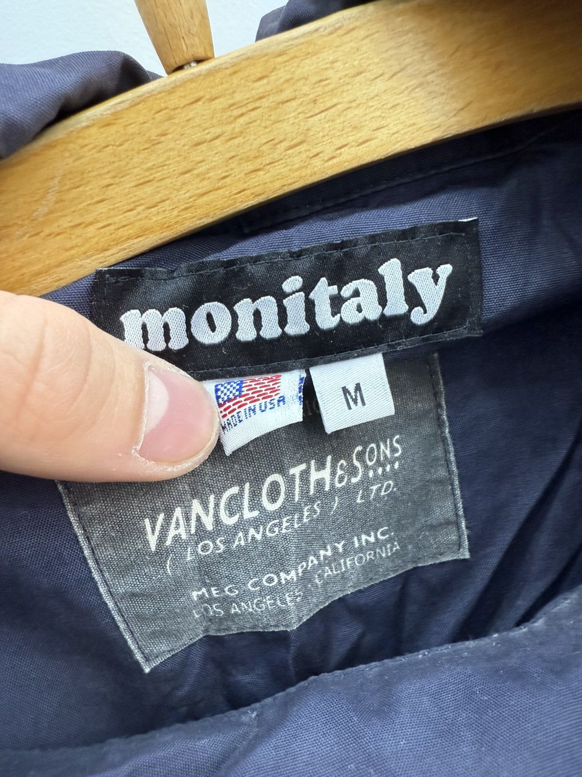 Monitaly Monitaly Mock Neck Pullover Cotton Jacket Size US M / EU 48-50 / 2 - 6 Thumbnail