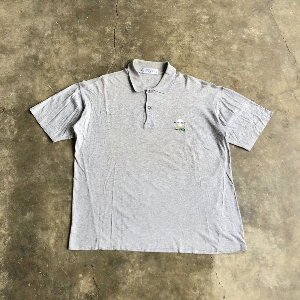 Givenchy 🇮🇹Vintage Givenchy Gentleman Golf Polo T-shirt Grey Luxury Size US XL / EU 56 / 4 - 1 Thumbnail