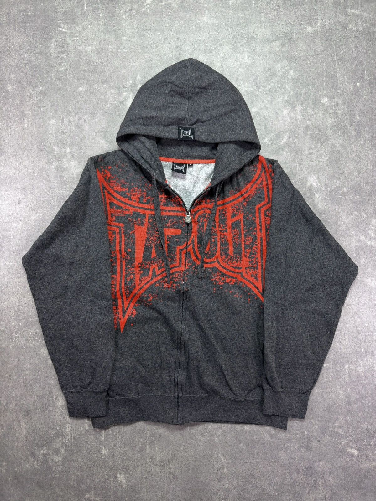Tapout Tapout Big Splash Logo Zip Hoodie L XL Affliction MMA Size US L / EU 52-54 / 3 - 1 Thumbnail