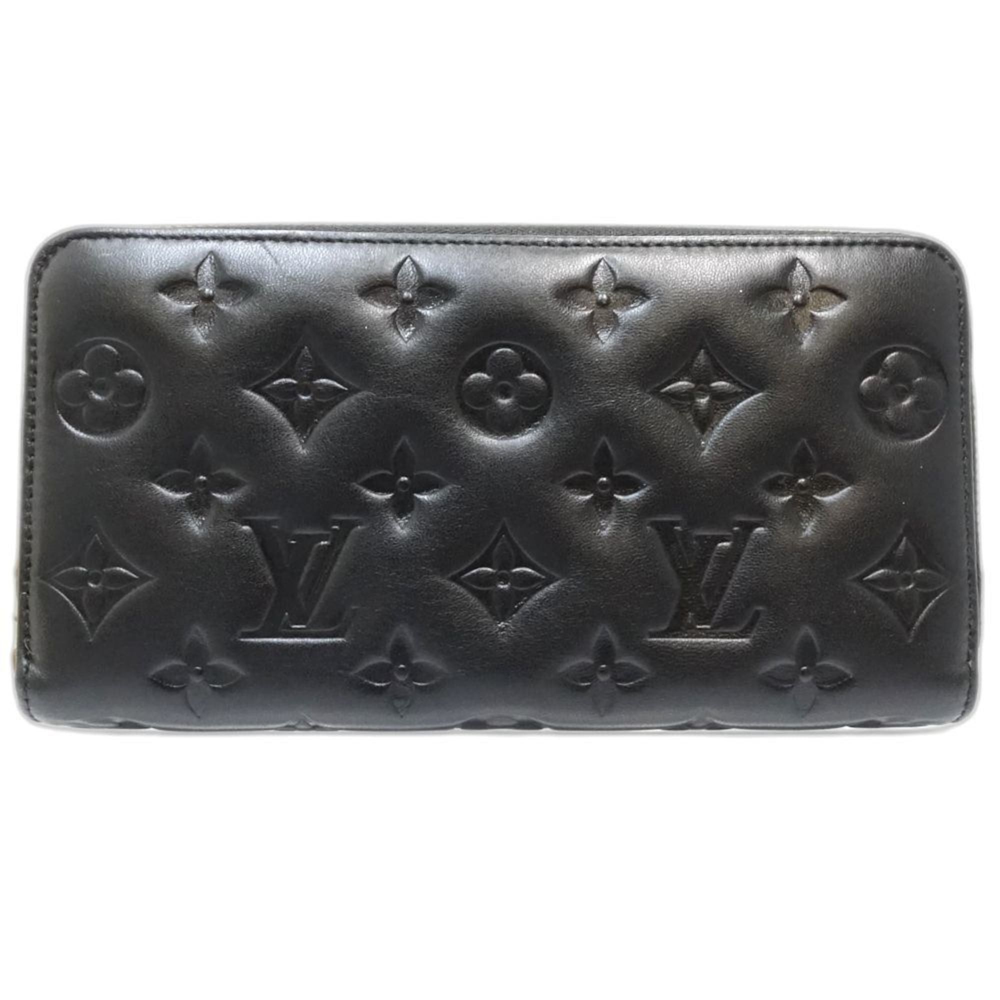 Louis Vuitton Louis Vuitton Long Wallet M81510 Zippy Monogram Embossed Noir Women's 181793 Size ONE SIZE - 1 Thumbnail