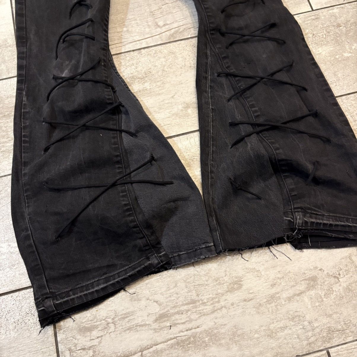 Japanese Brand rare wax handmade streetwear jeans Size US 34 / EU 50 - 2 Thumbnail