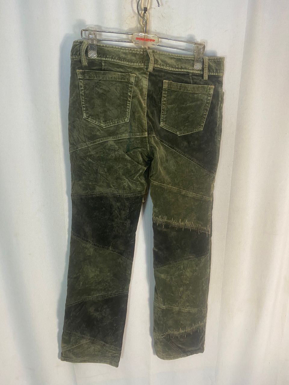 Tornado Mart Tornado mart femme velvet patchwork pants size 29-30 Size 29" - 14 Thumbnail