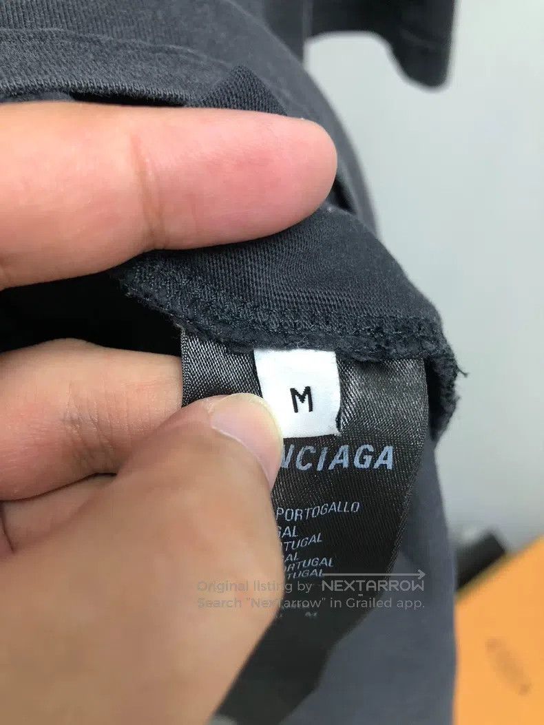 Balenciaga Balenciaga Number Letter Printed Short Sleeve T-Shirt Men' Size US M / EU 48-50 / 2 - 4 Thumbnail
