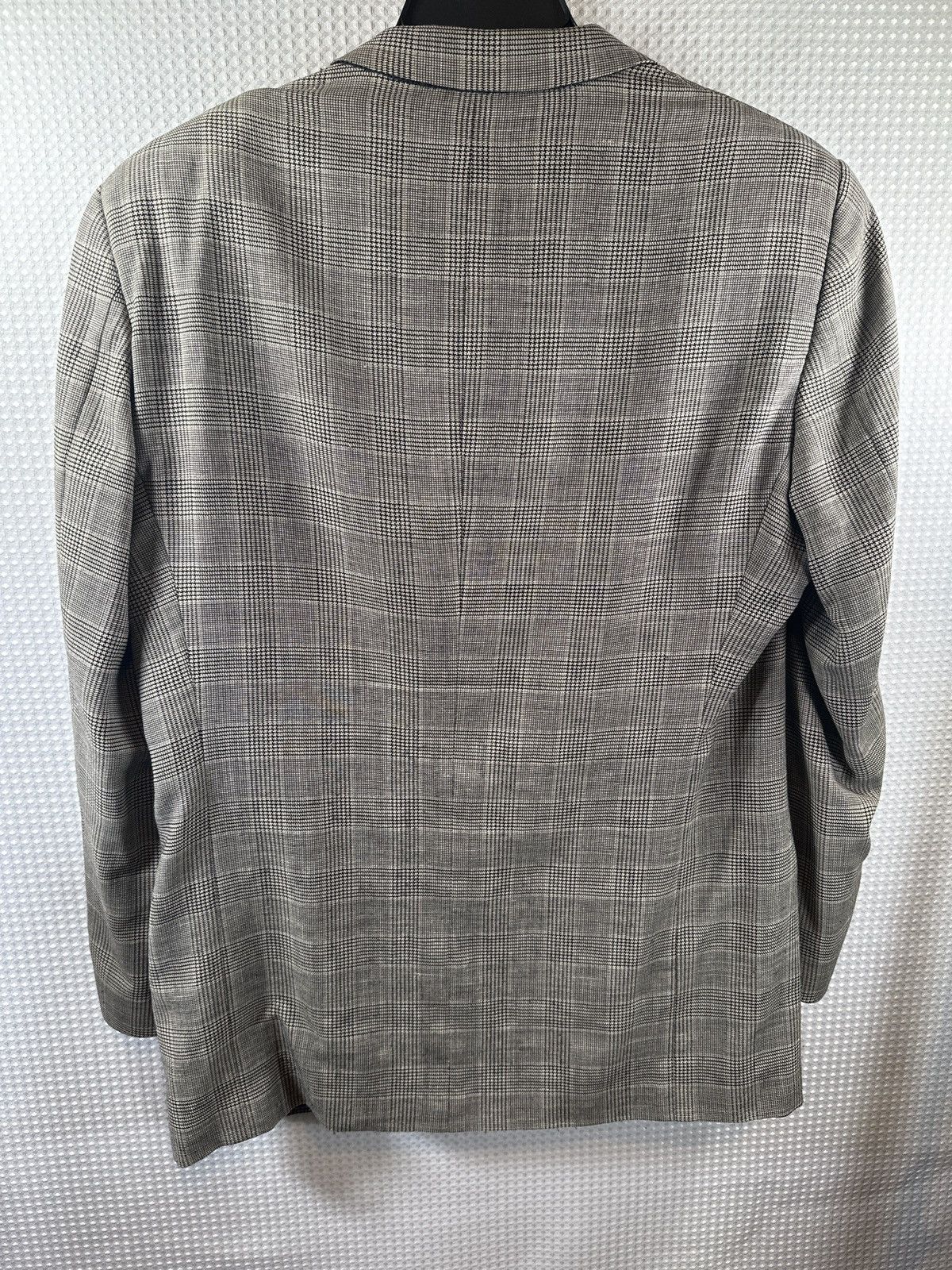 Armani MANI by Armani Gray Plaid Blazer 100% Virgin Wool I Size 44R - 3 Thumbnail
