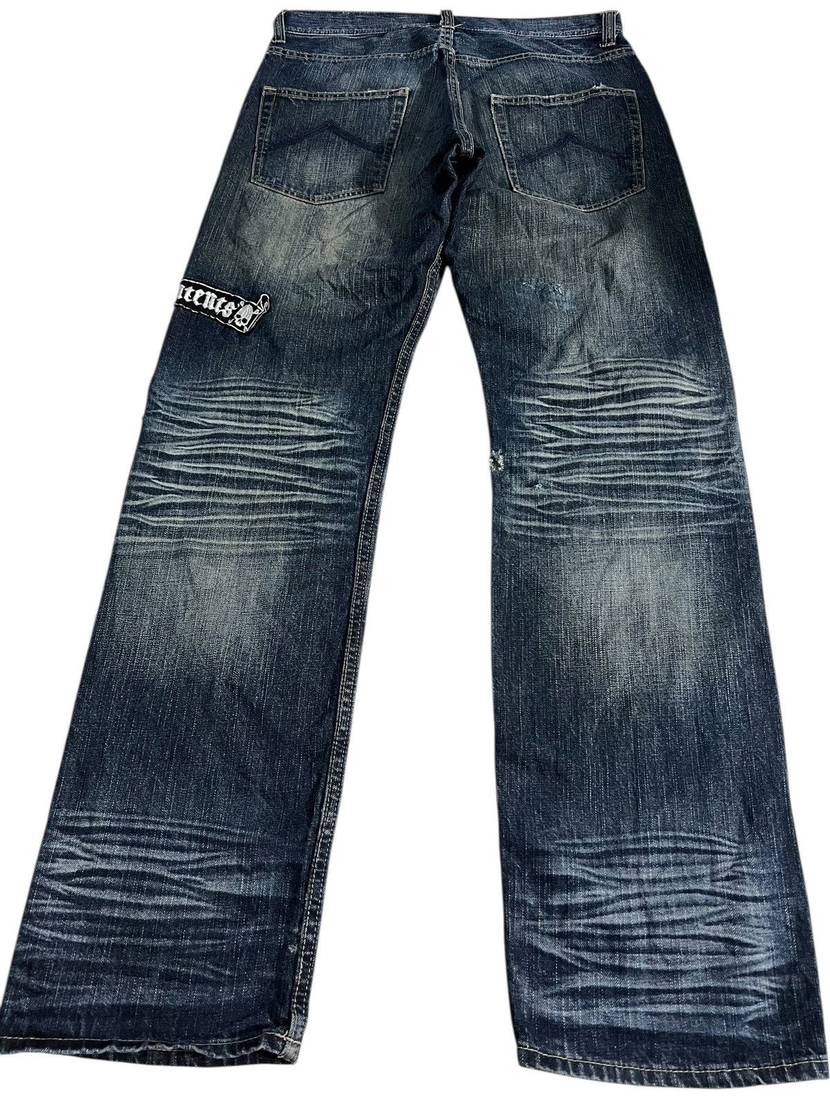 Japanese Brand Vintage Japanese Brand Sorridere Patchwork Distress Jean Size US 32 / EU 48 - 2 Thumbnail