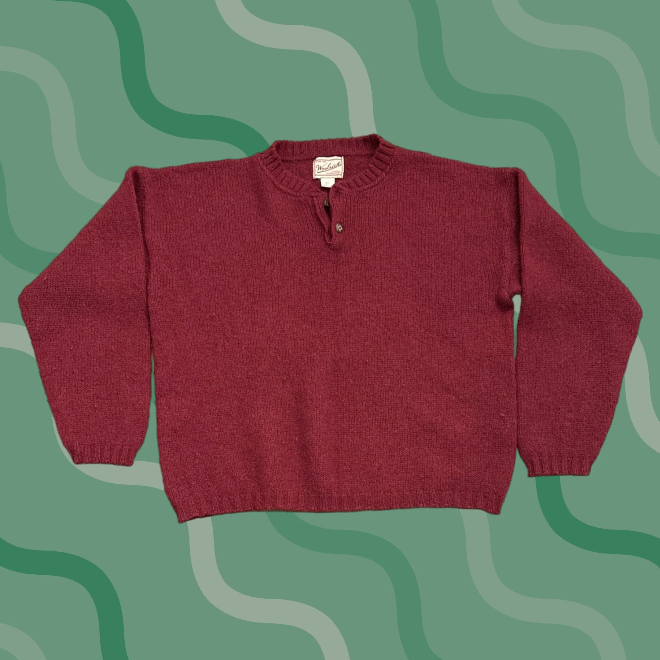 Vintage VINTAGE Woolrich Wool Blend Pullover Sweater Red Size L Mens Size US L / EU 52-54 / 3 - 1 Thumbnail
