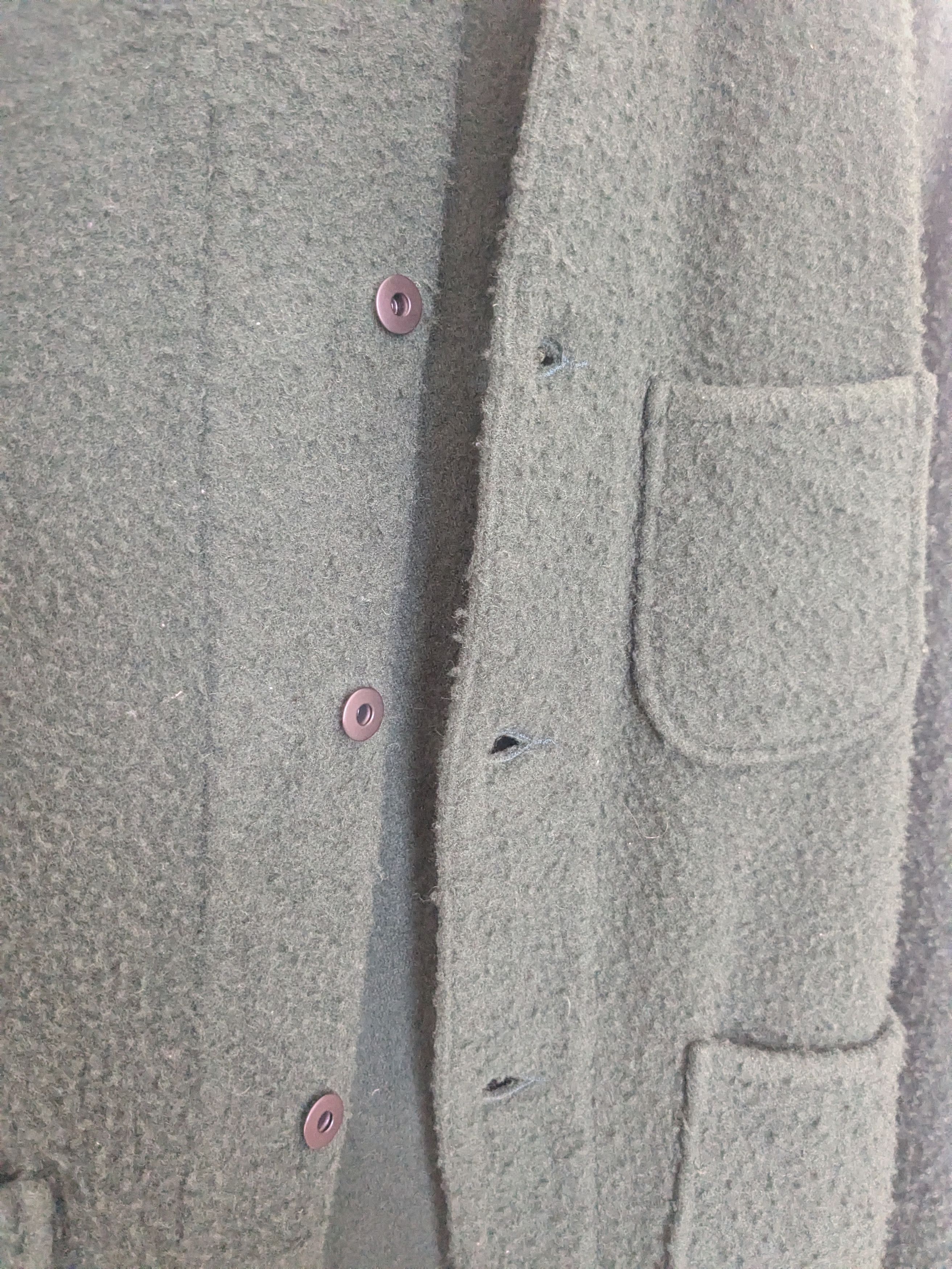 Evan Kinori Evan Kinori Green Casentino Wool Three Pocket Jacket Size US S / EU 44-46 / 1 - 7 Thumbnail