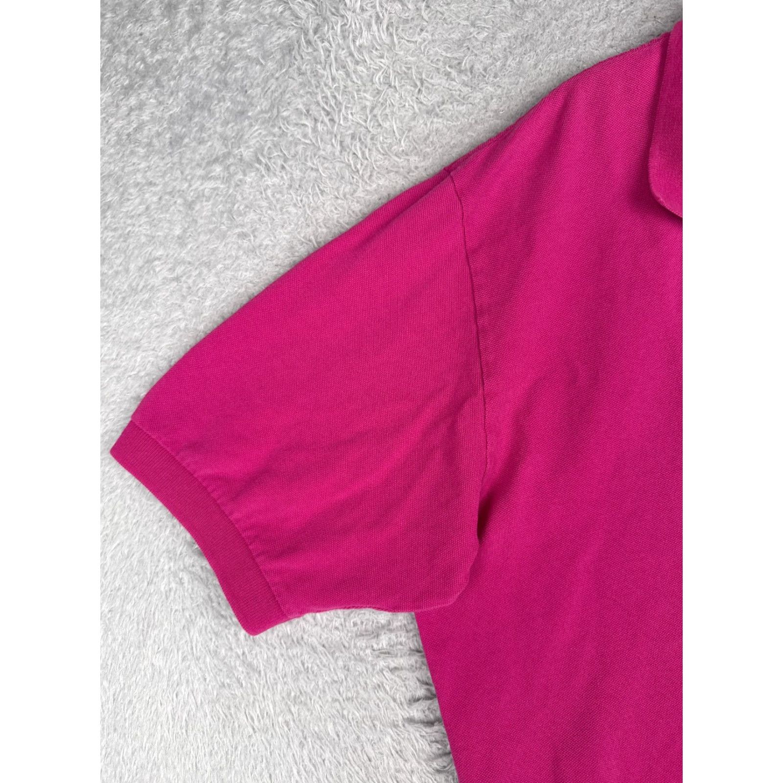 Ralph Lauren VINTAGE Ralph Lauren Polo Shirt Men XL Pink 100% Cotton Slim Fit Short Sleeve 70s Size US XL / EU 56 / 4 - 3 Thumbnail