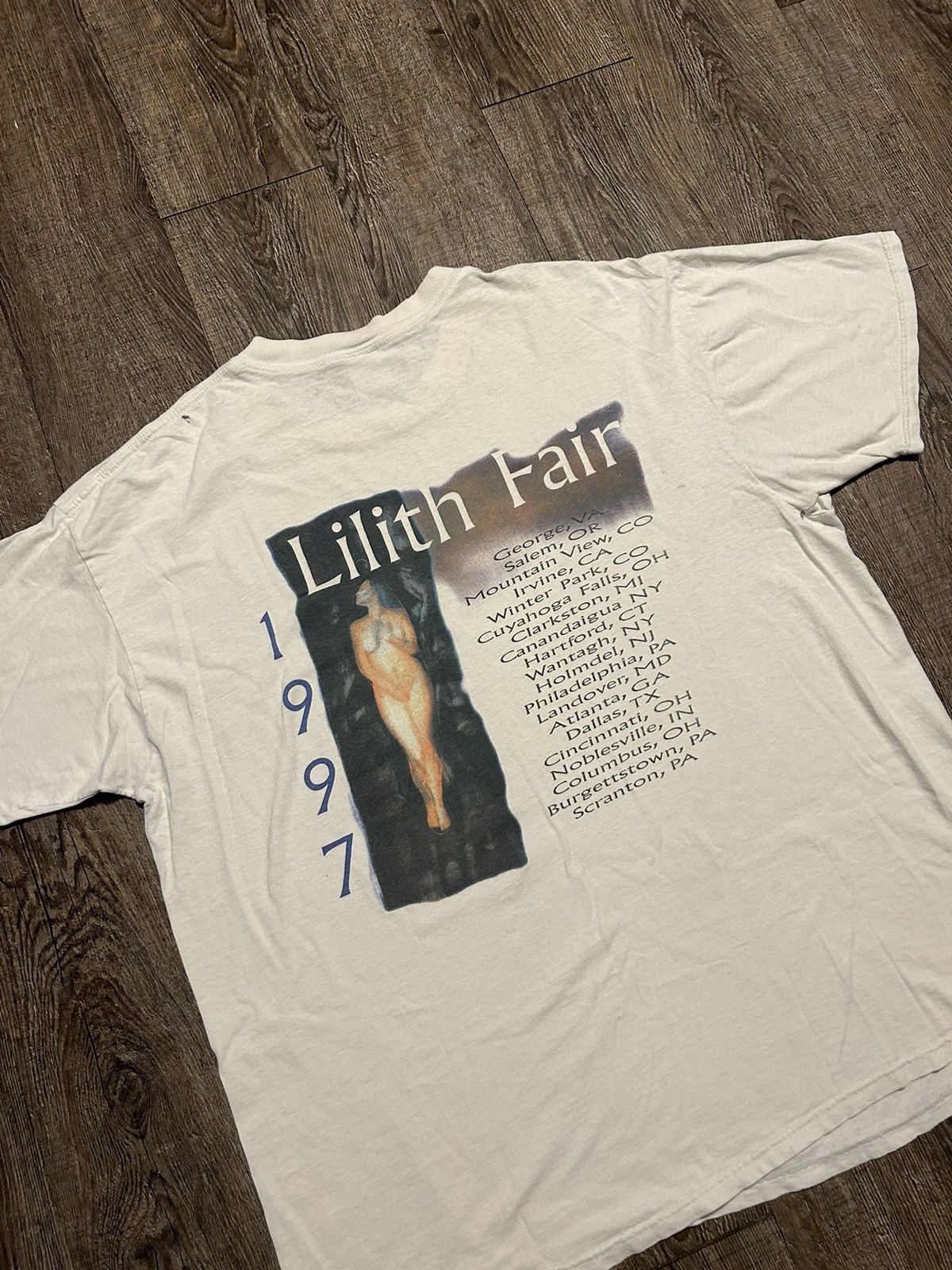 Band Tees × Vintage Rare Grail Lilith Fair 1997 Tour