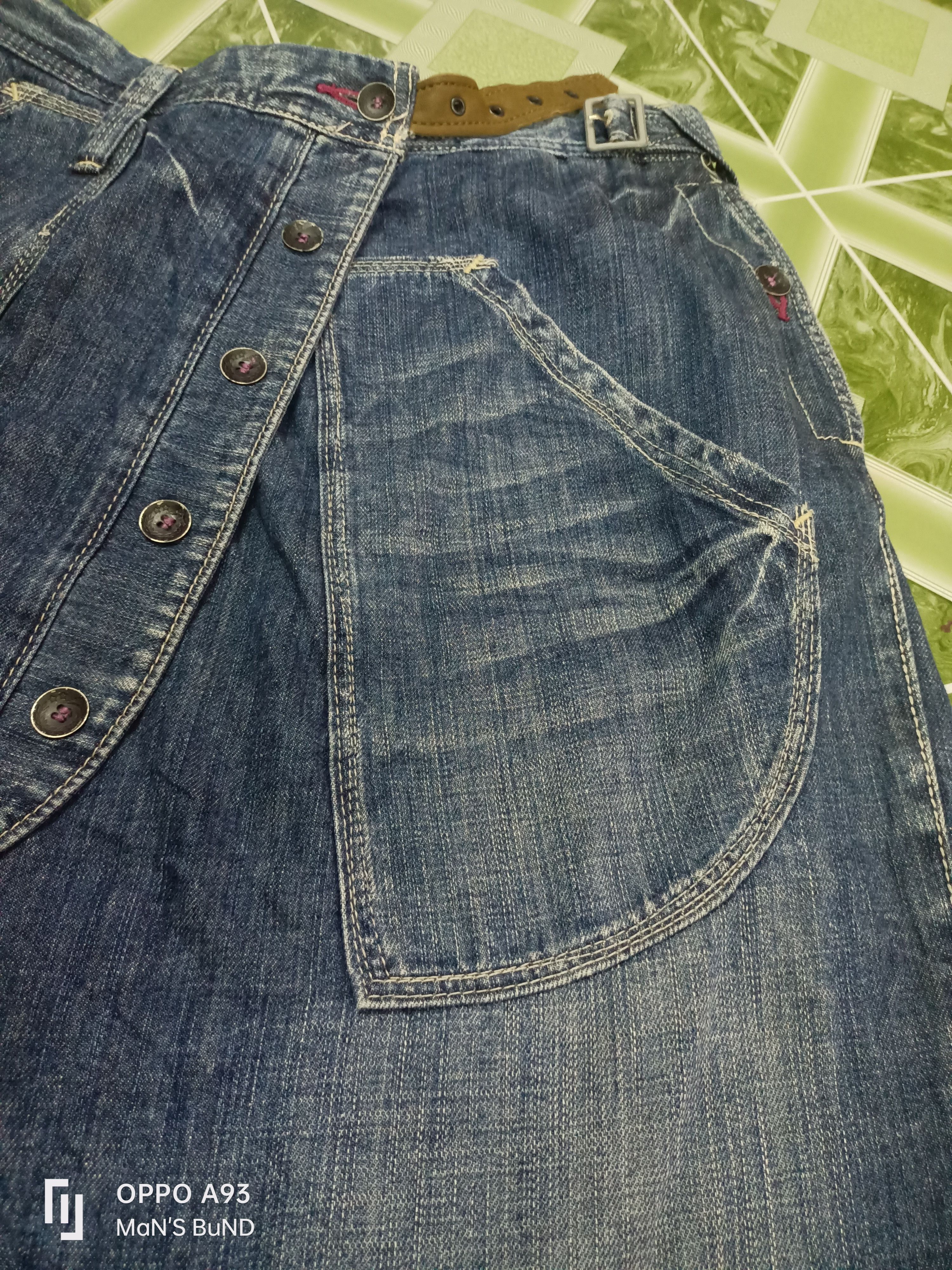 Japanese Brand × Vintage Vintage ANTGAUGE Skirt Denim Size 31" - 4 Thumbnail