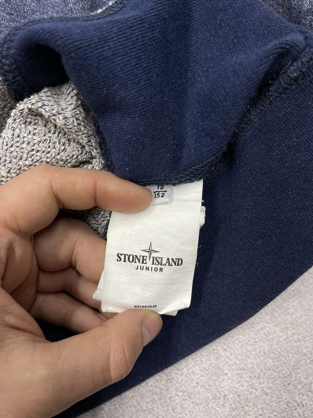 Stone Island Vintage Stone Island Big Logo Embroidered Sweatshirt Y2K Ice Size US S / EU 44-46 / 1 - 8 Thumbnail