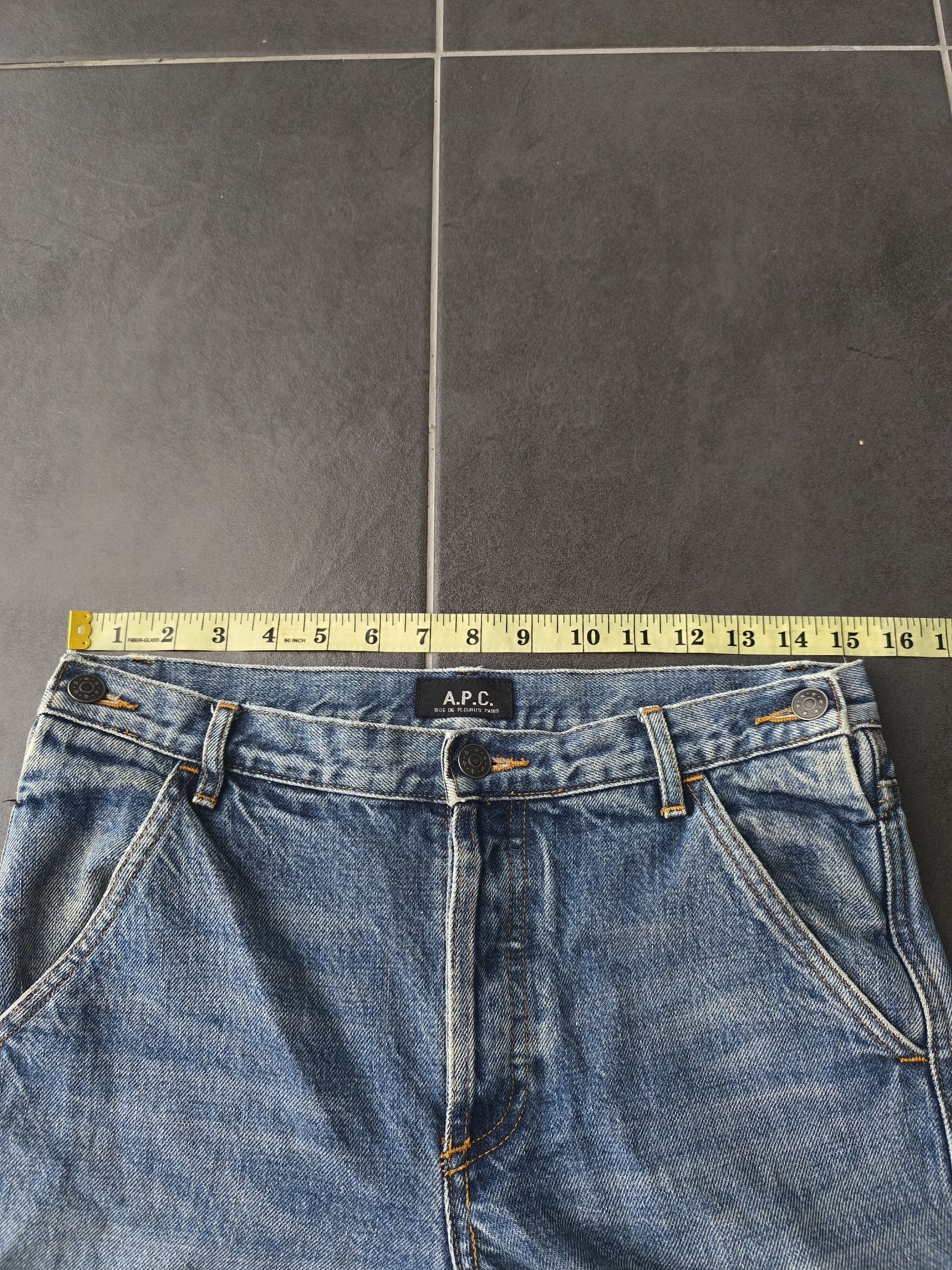 A.P.C. × Japanese Brand RARE APC CARPENTER JEANS Size US 30 / EU 46 - 11 Thumbnail
