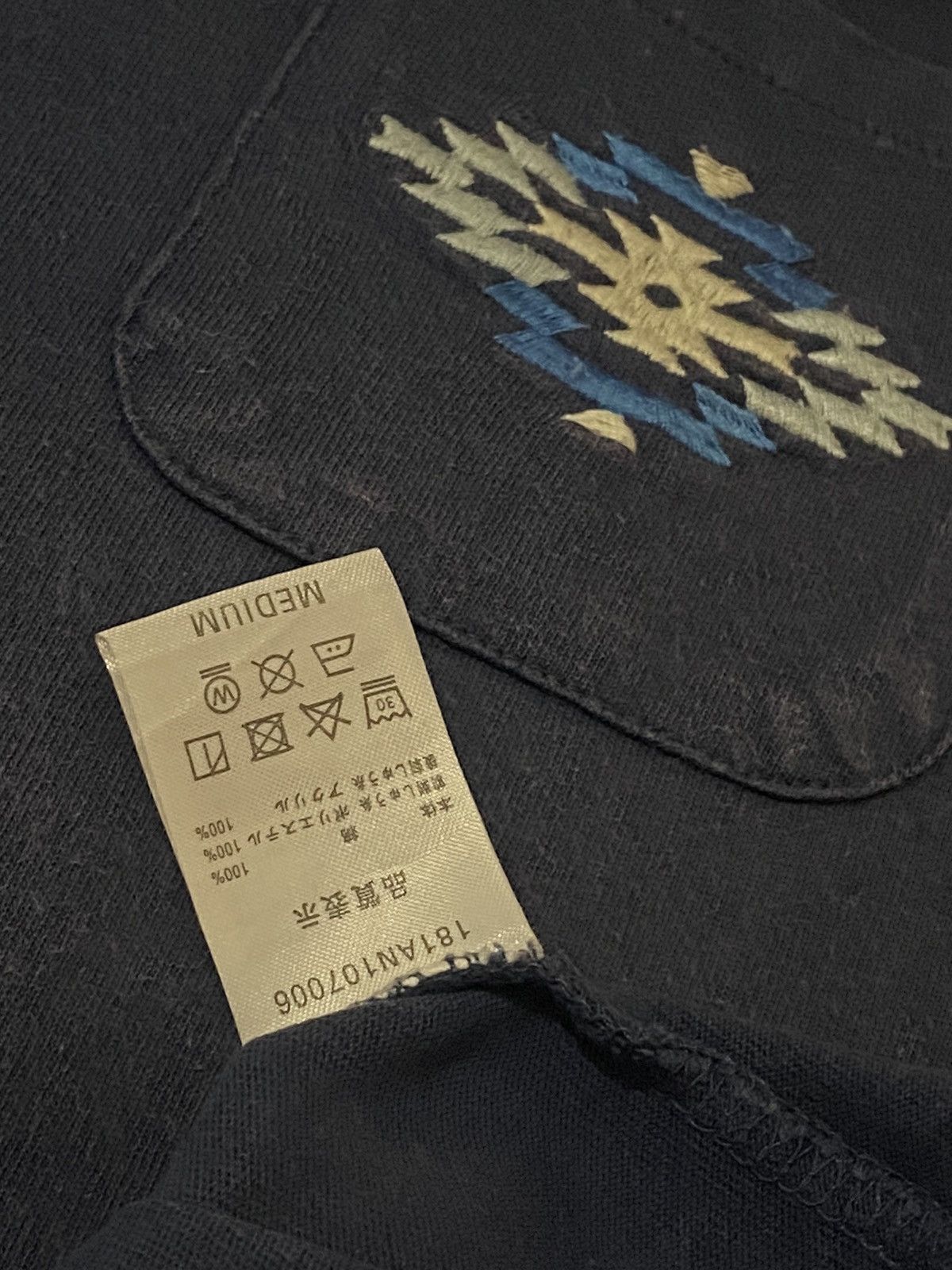 Other ANTI BALLISTIC JAPAN GEOMETRIC EMBROIDERY POCKET TEE Size US M / EU 48-50 / 2 - 10 Thumbnail