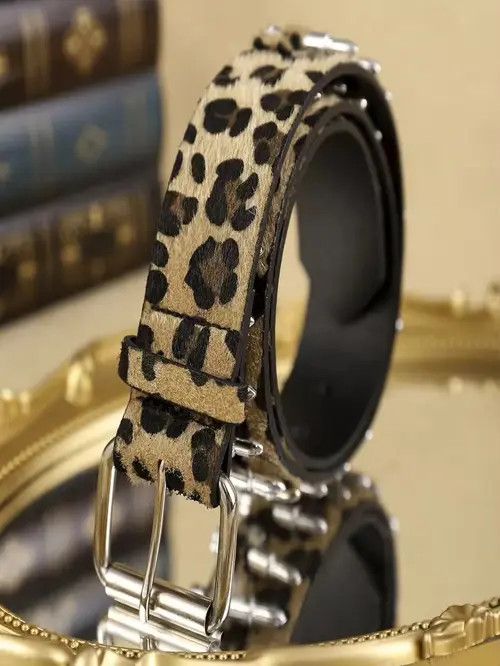 Other 100 cmLeopard print bullet PU Leather belt Size ONE SIZE - 6 Thumbnail