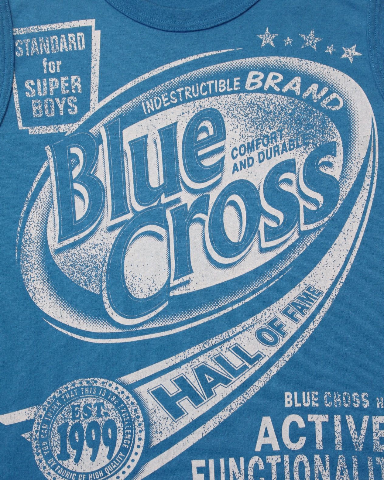 Japanese Brand 2000S BLUE CROSS TANK TOP Size US L / EU 52-54 / 3 - 2 Thumbnail