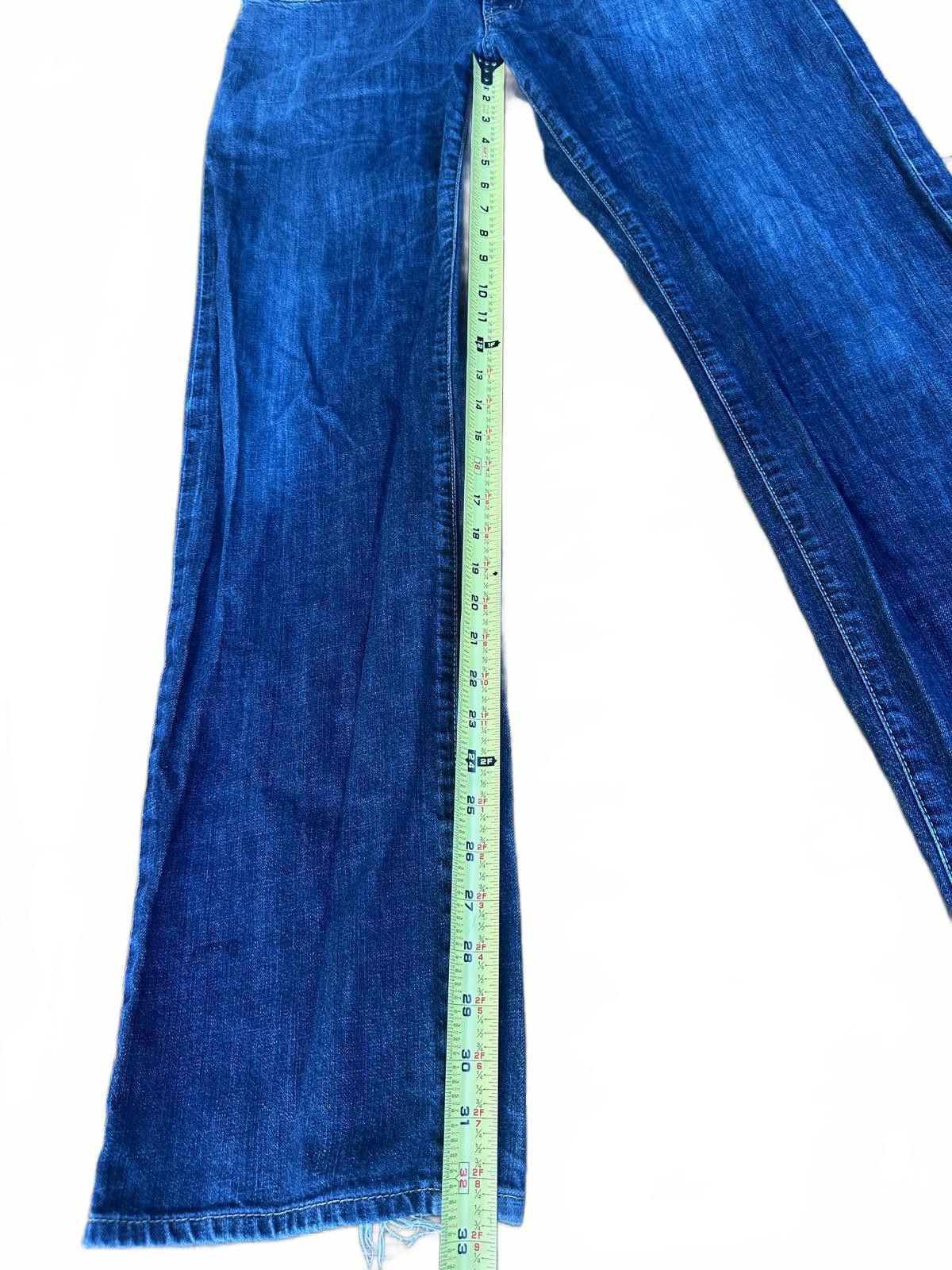Designer John Varvatos USA Slim Fit Jeans, 34×32 (Actual) Dark Indigo Size US 36 / EU 52 - 7 Thumbnail